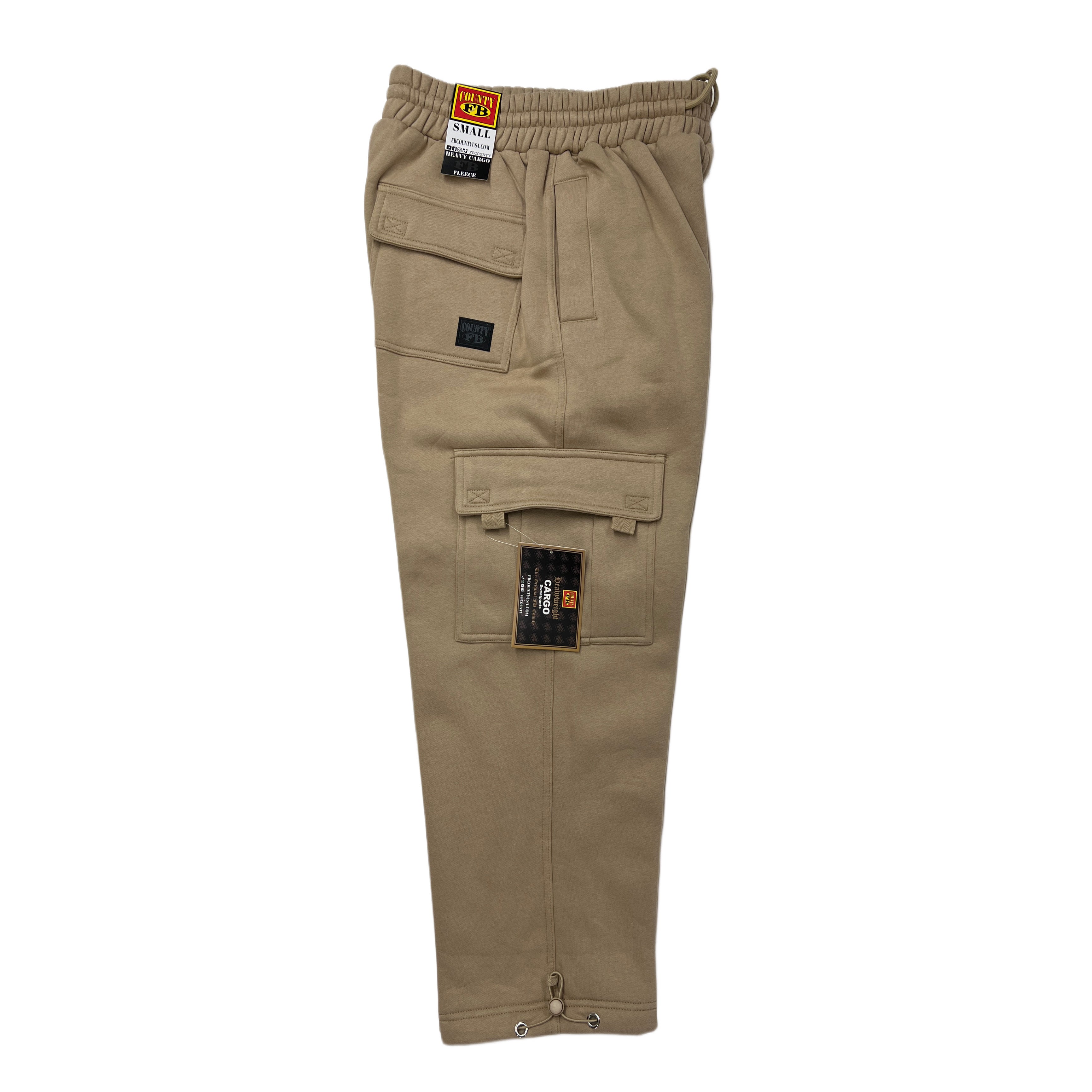 FB County Heavyweight Baggy Cargo Sweatpants