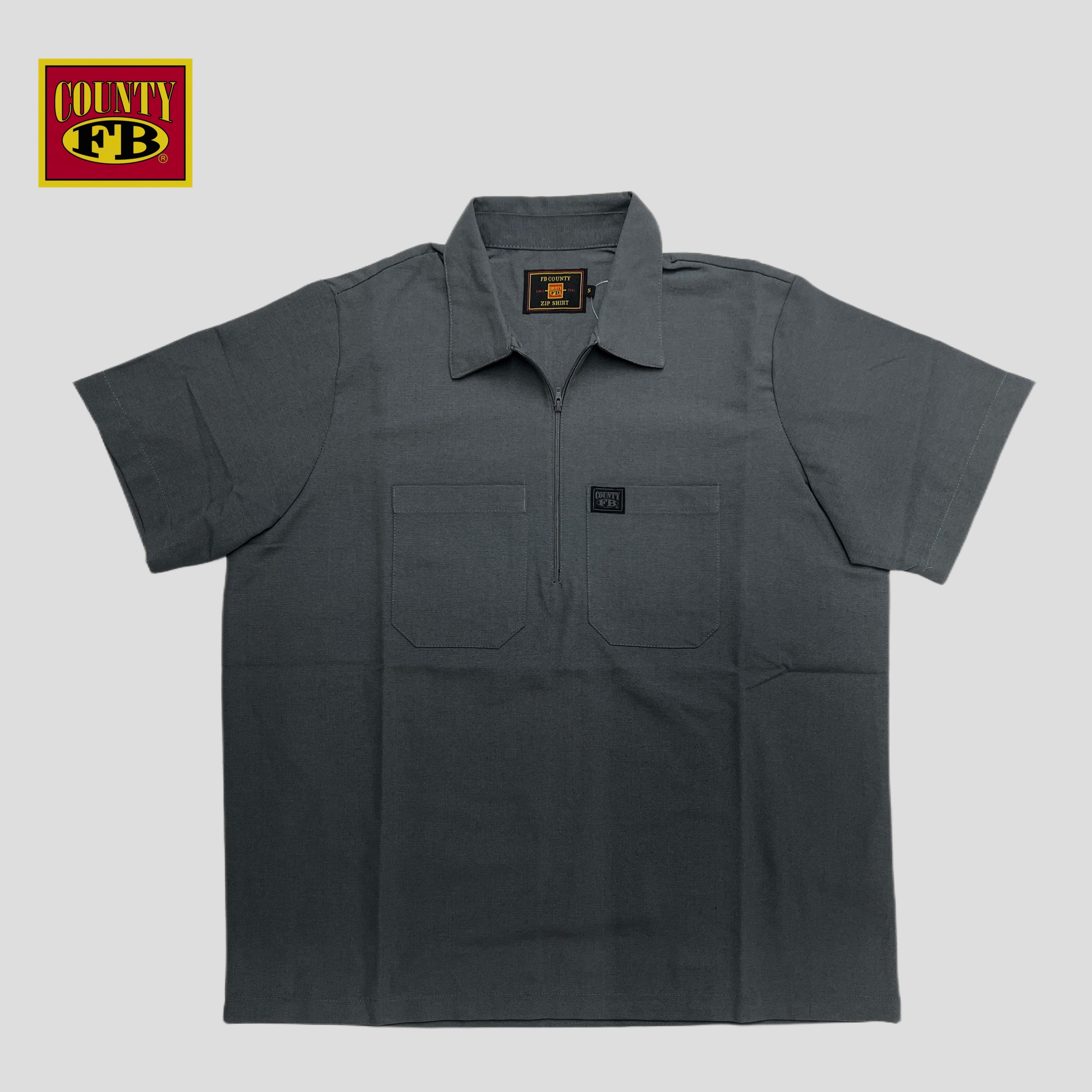 FB County Short Sleeve Zip Shirt