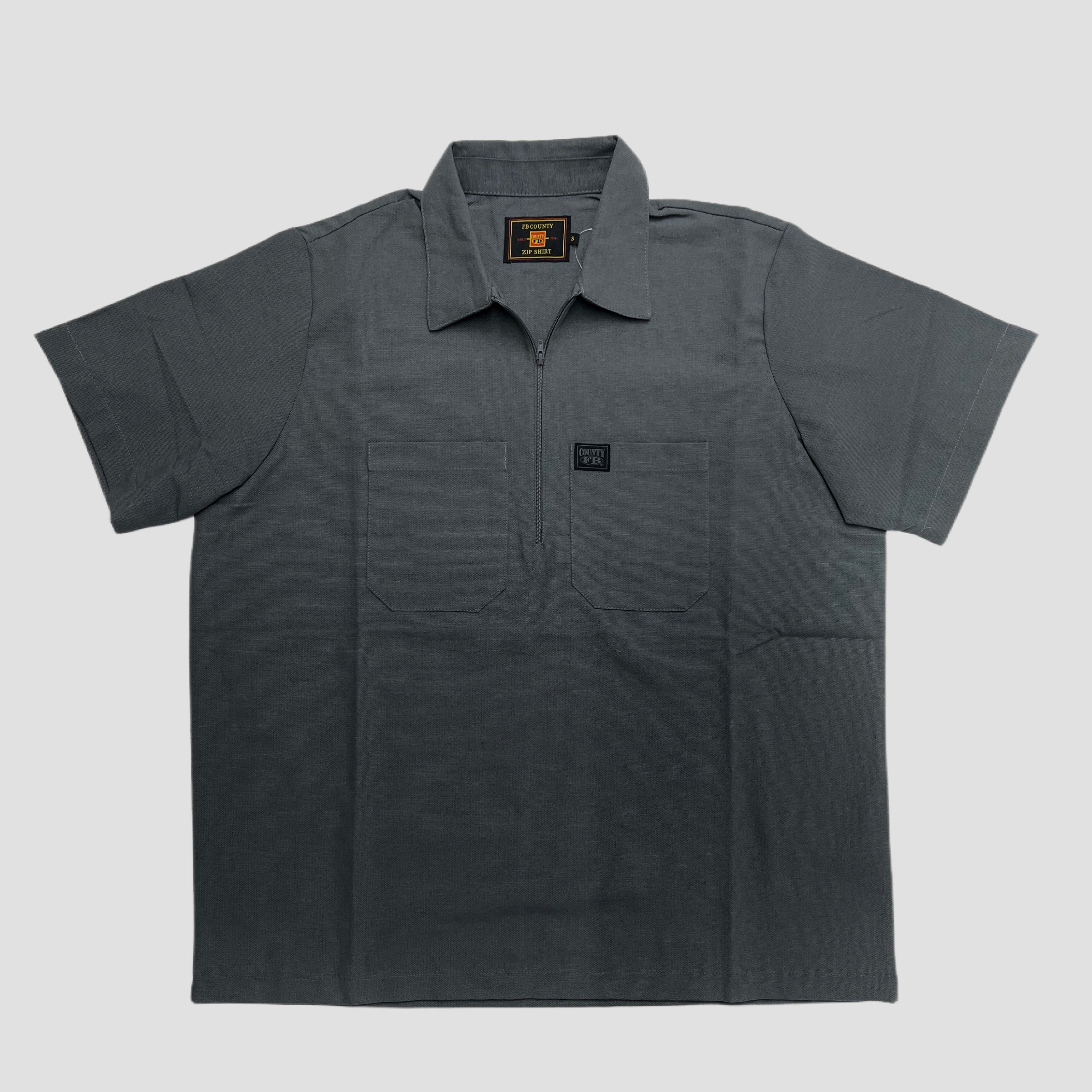 FB County Short Sleeve Zip Shirt