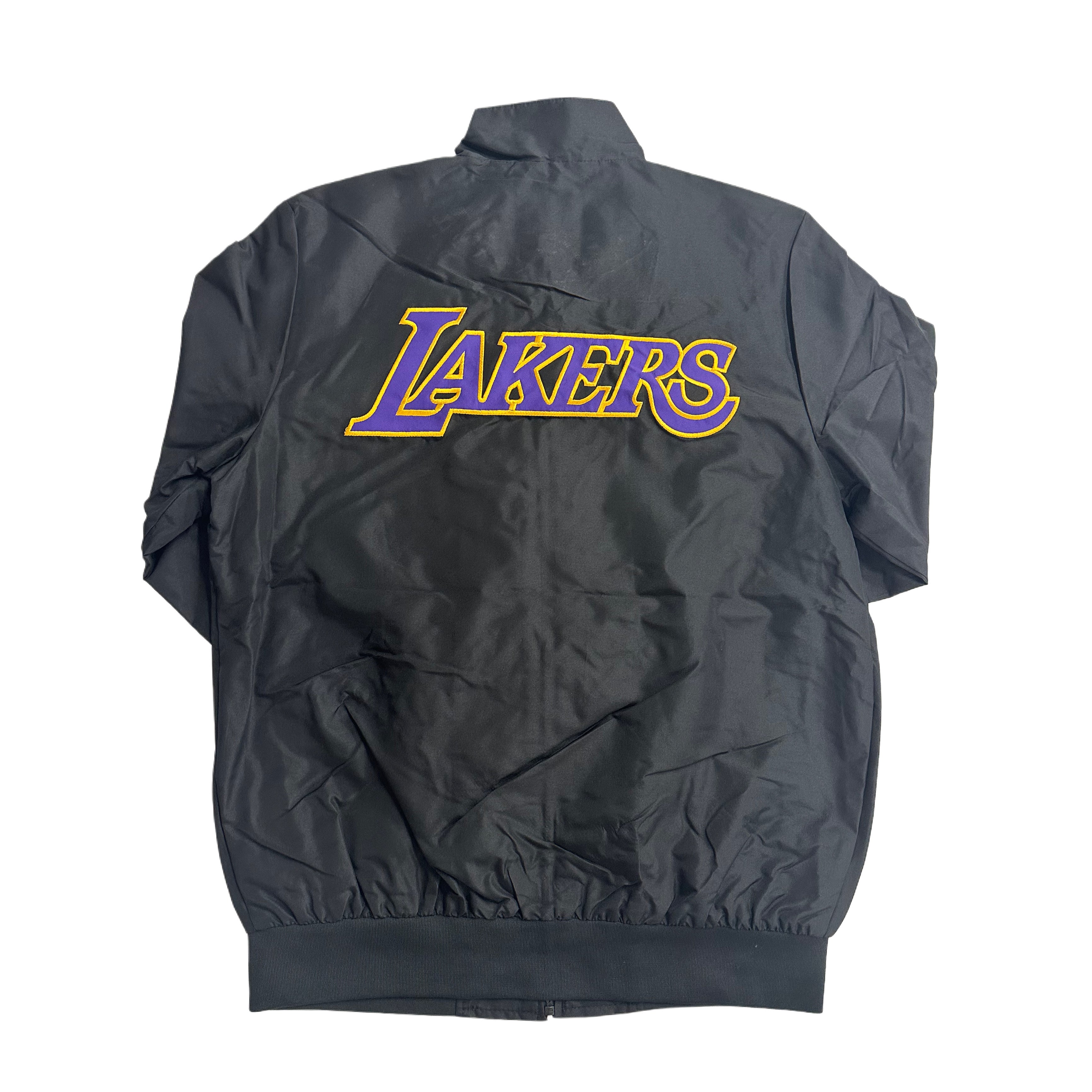 Los Angeles Lakers Zip Windbreaker with Left Chest Team Logo