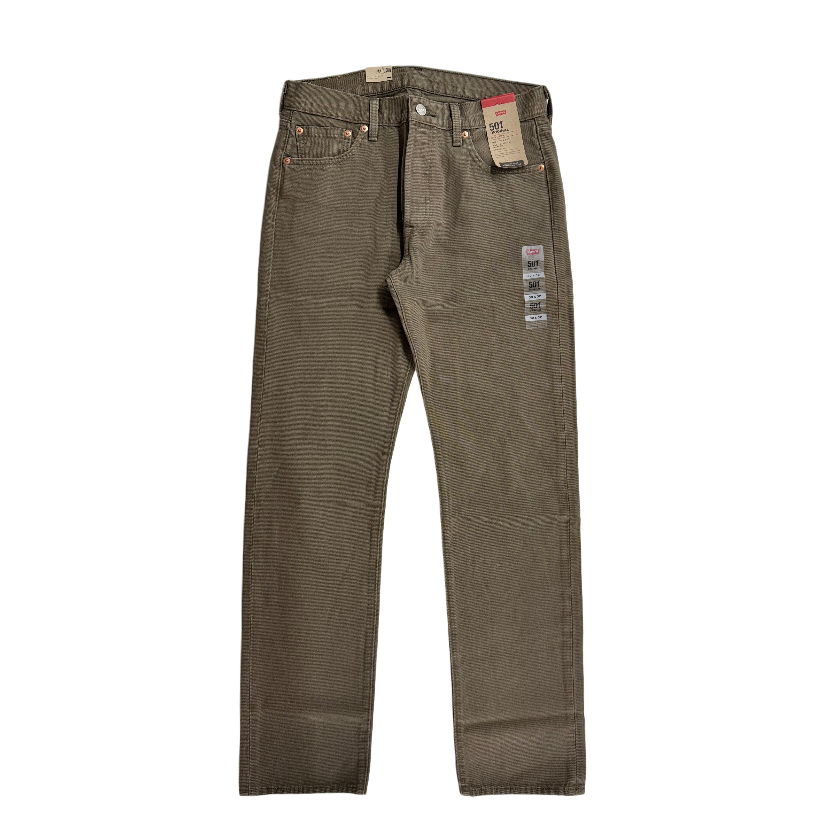 Levi's 501 Washed Olive - 3534