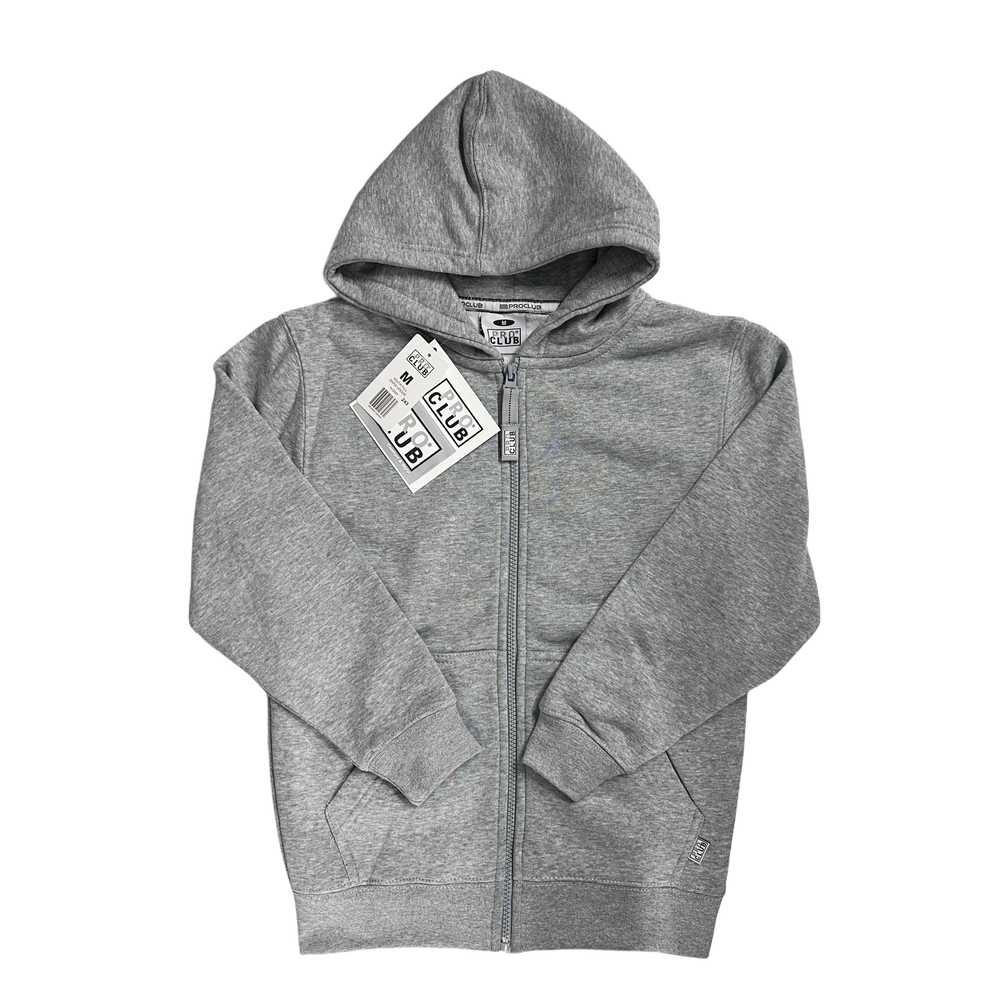 Pro Club Youth Fleece Full Zip Hoodie