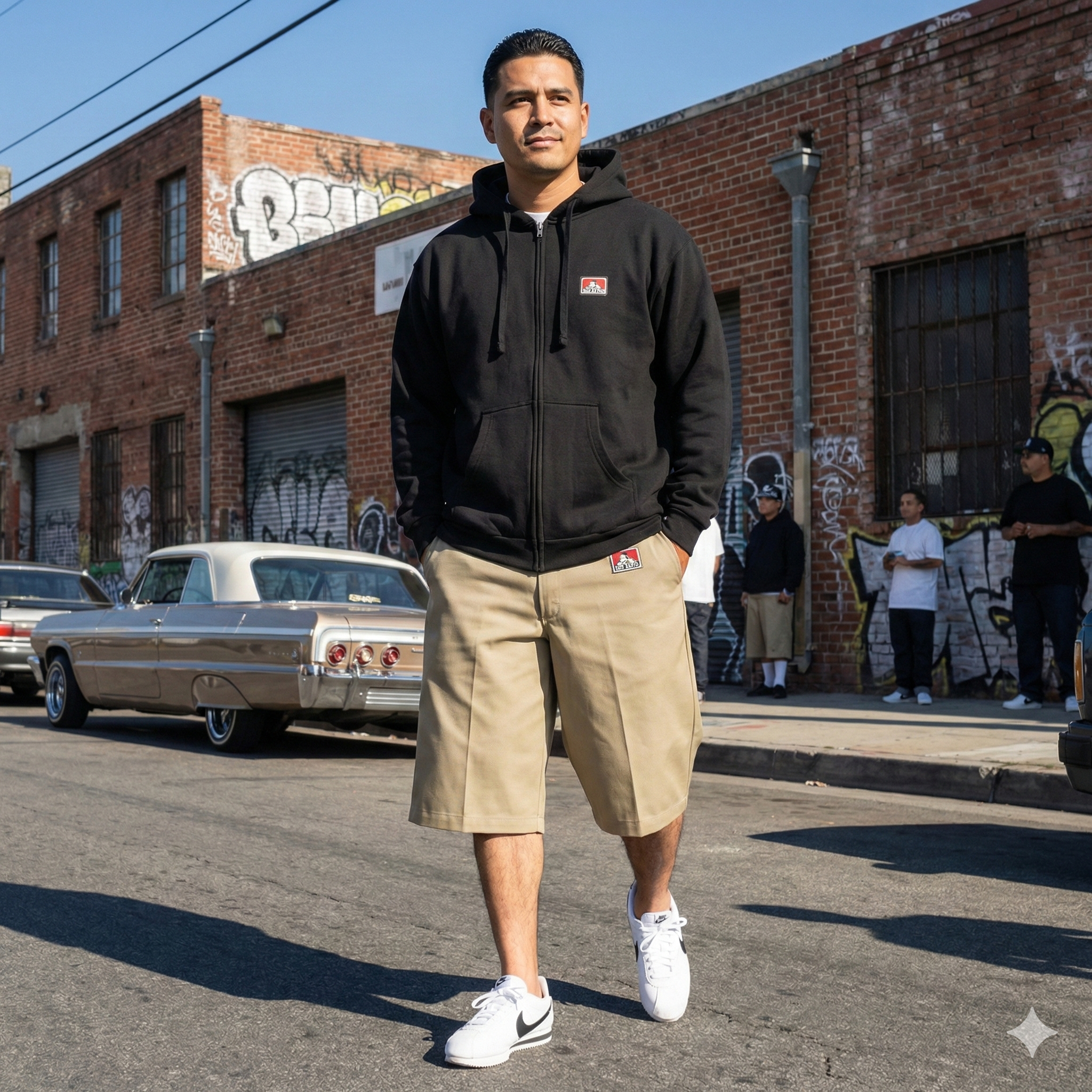 Ben Davis Zip Hoodie Sweatshirt