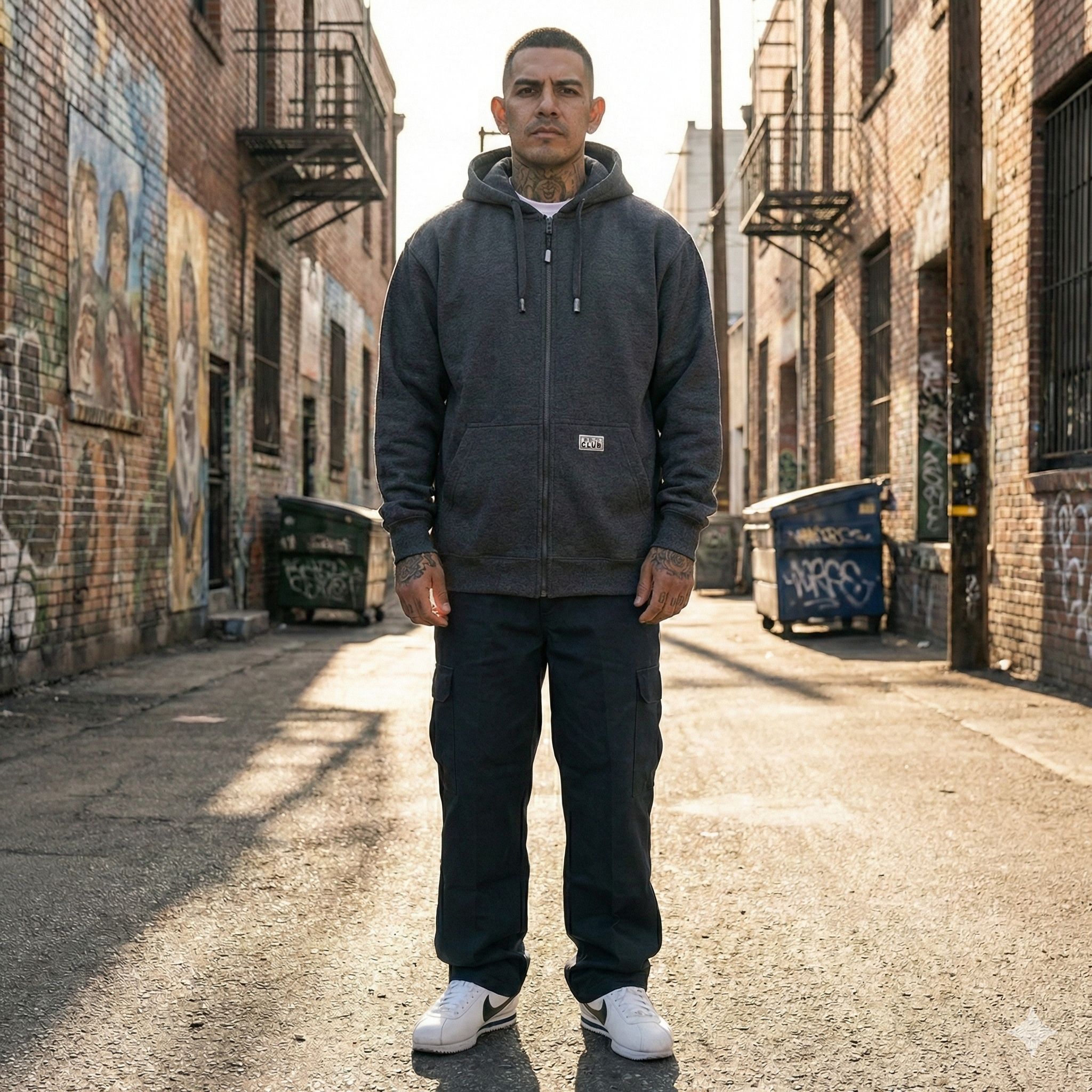 Pro Club Men's Heavyweight Full Zip Fleece Hoodie