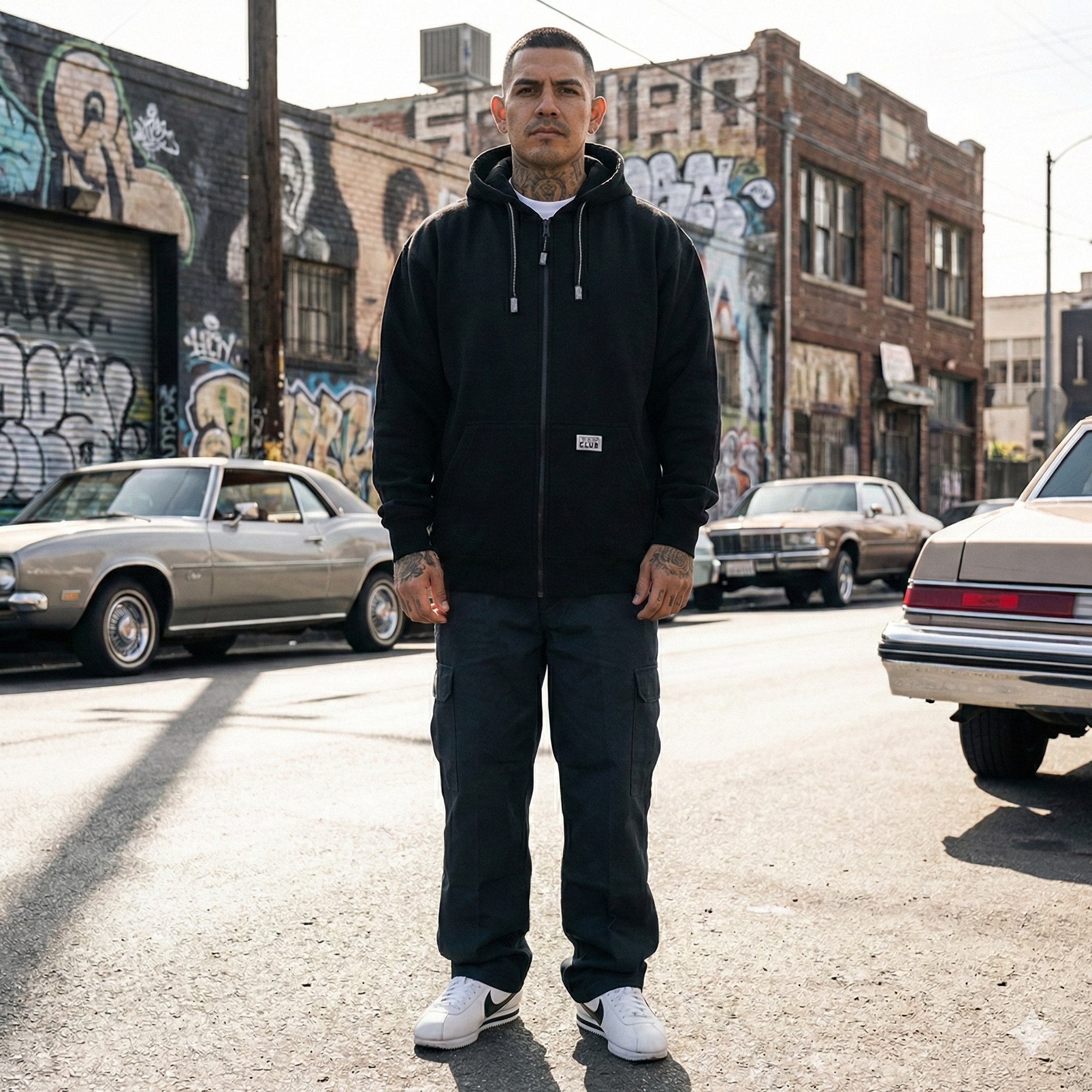 Pro Club Men's Heavyweight Full Zip Fleece Hoodie