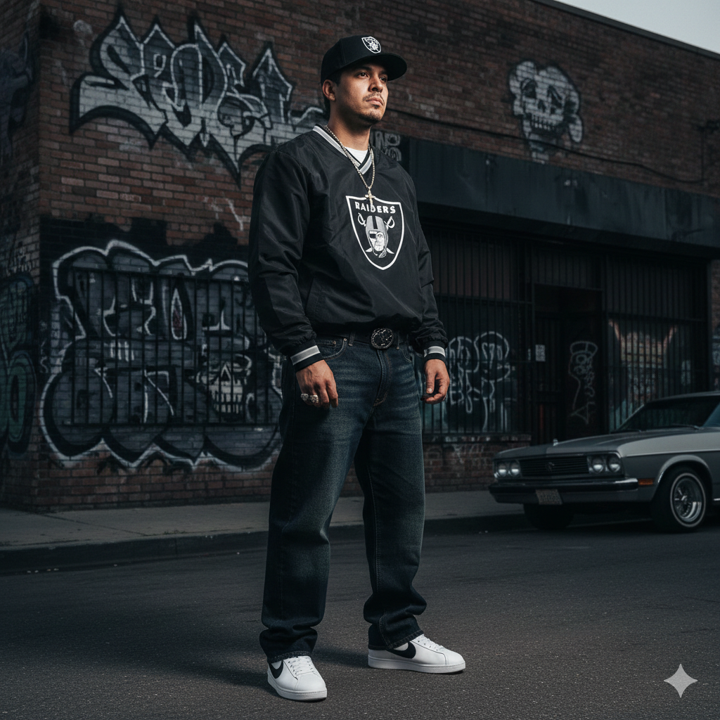 Las Vegas Raiders Windbreaker with Two Pockets