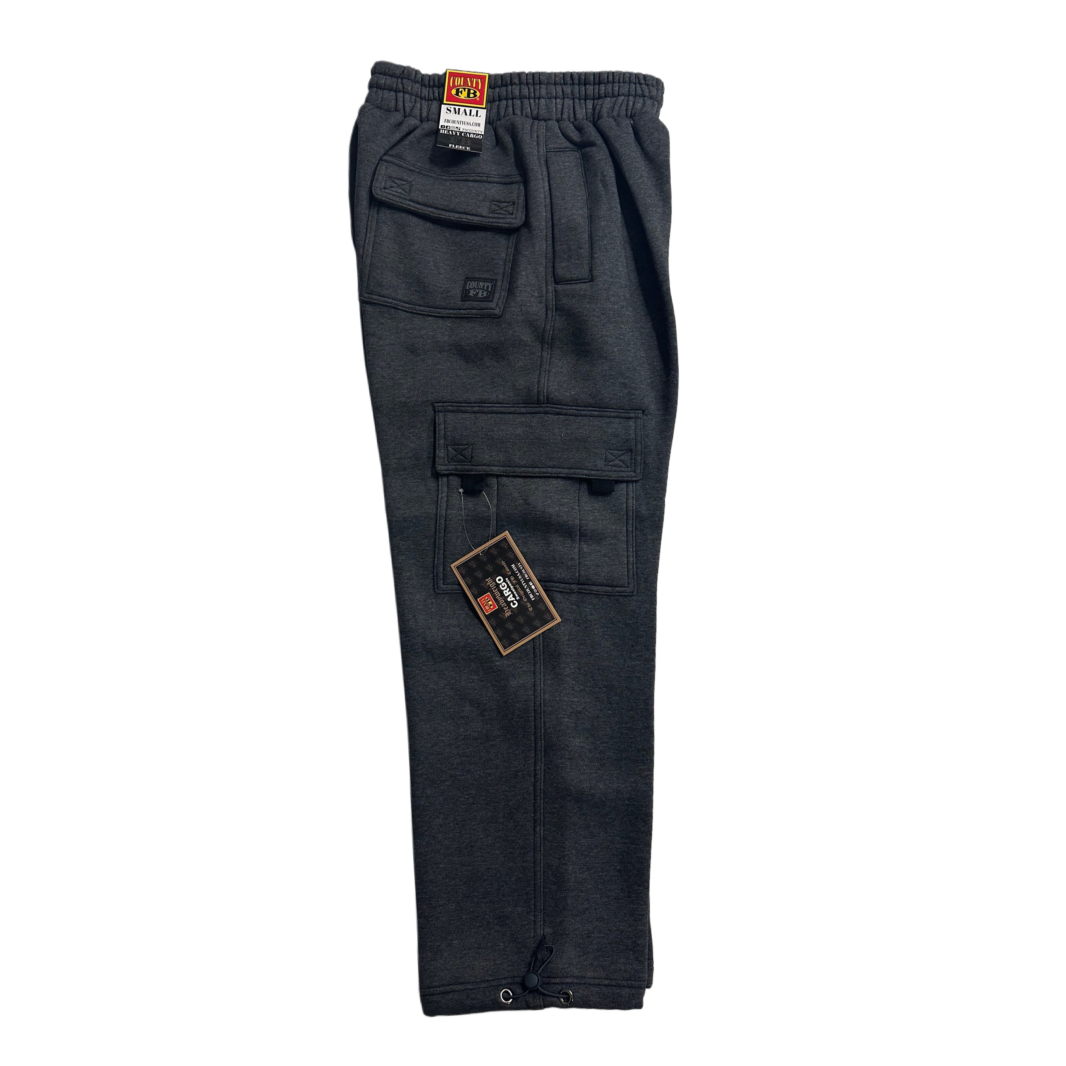 FB County Heavyweight Baggy Cargo Sweatpants