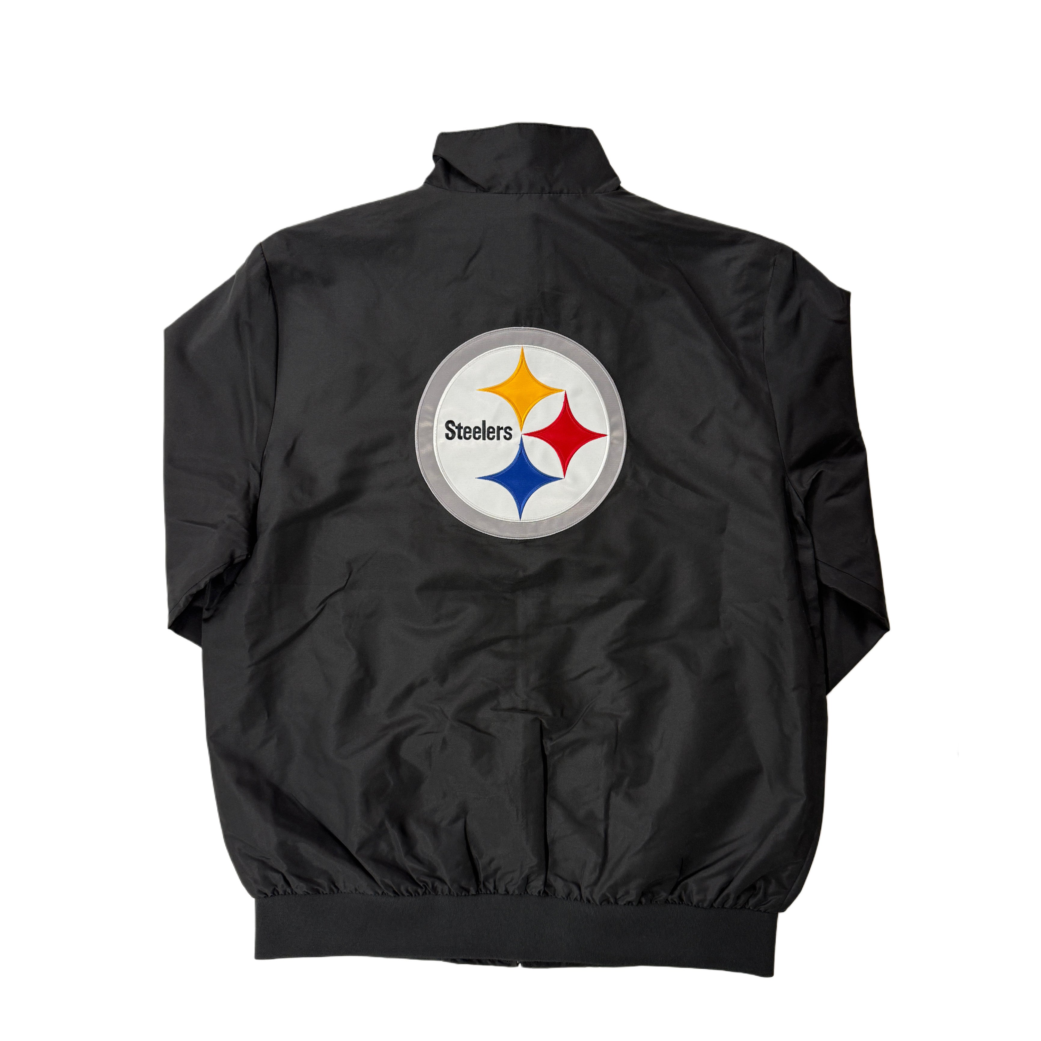 Pittsburgh Steelers Zip Windbreaker with Two Pockets