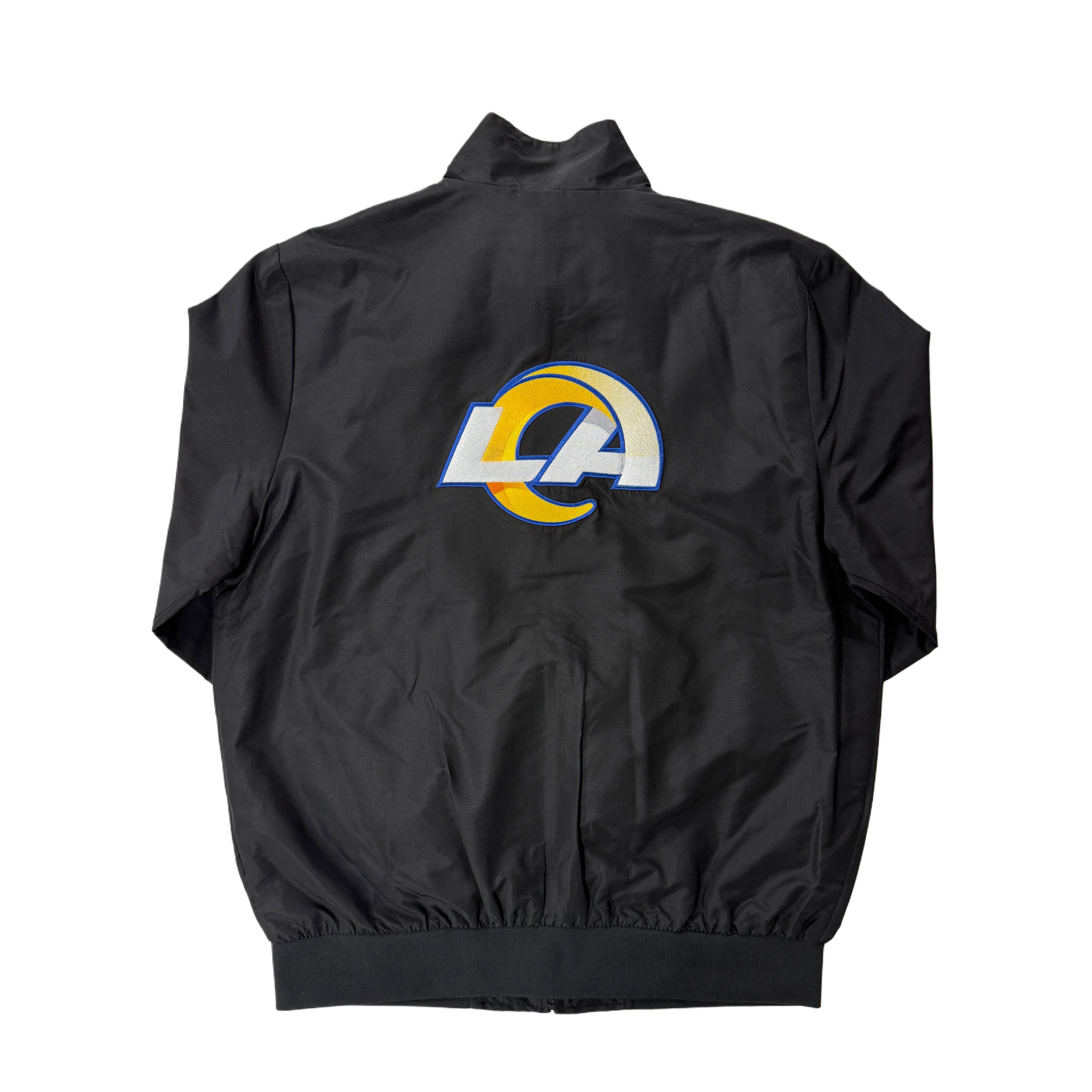 LA RAMS Zip Windbreaker with Two Pockets