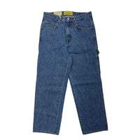 Neo Blue Carpenter Baggy Jeans