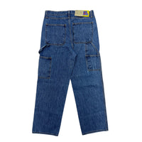 Neo Blue Carpenter Baggy Jeans