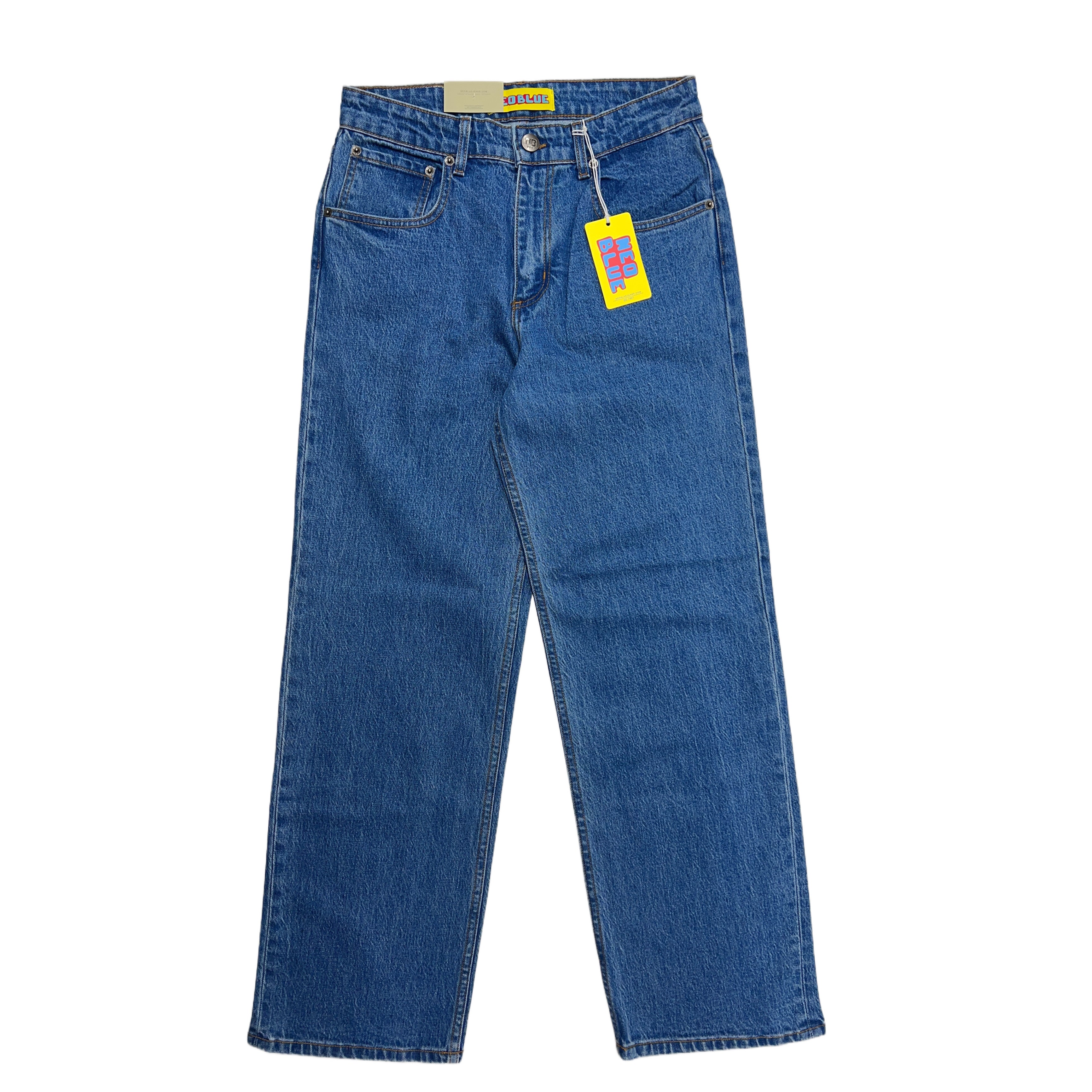 Neo Blue Jeans Baggy Pants