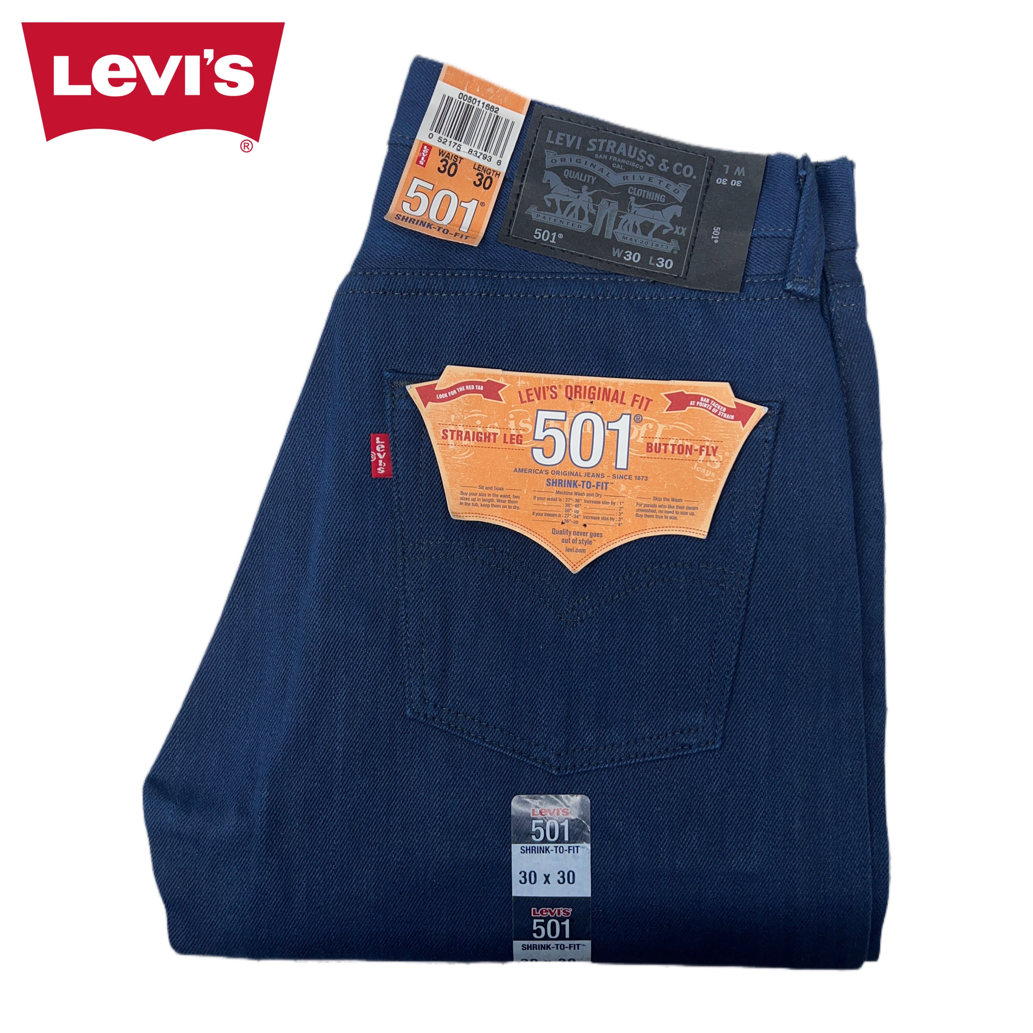 Levi's 501 Shrink-to-Fit - Navy