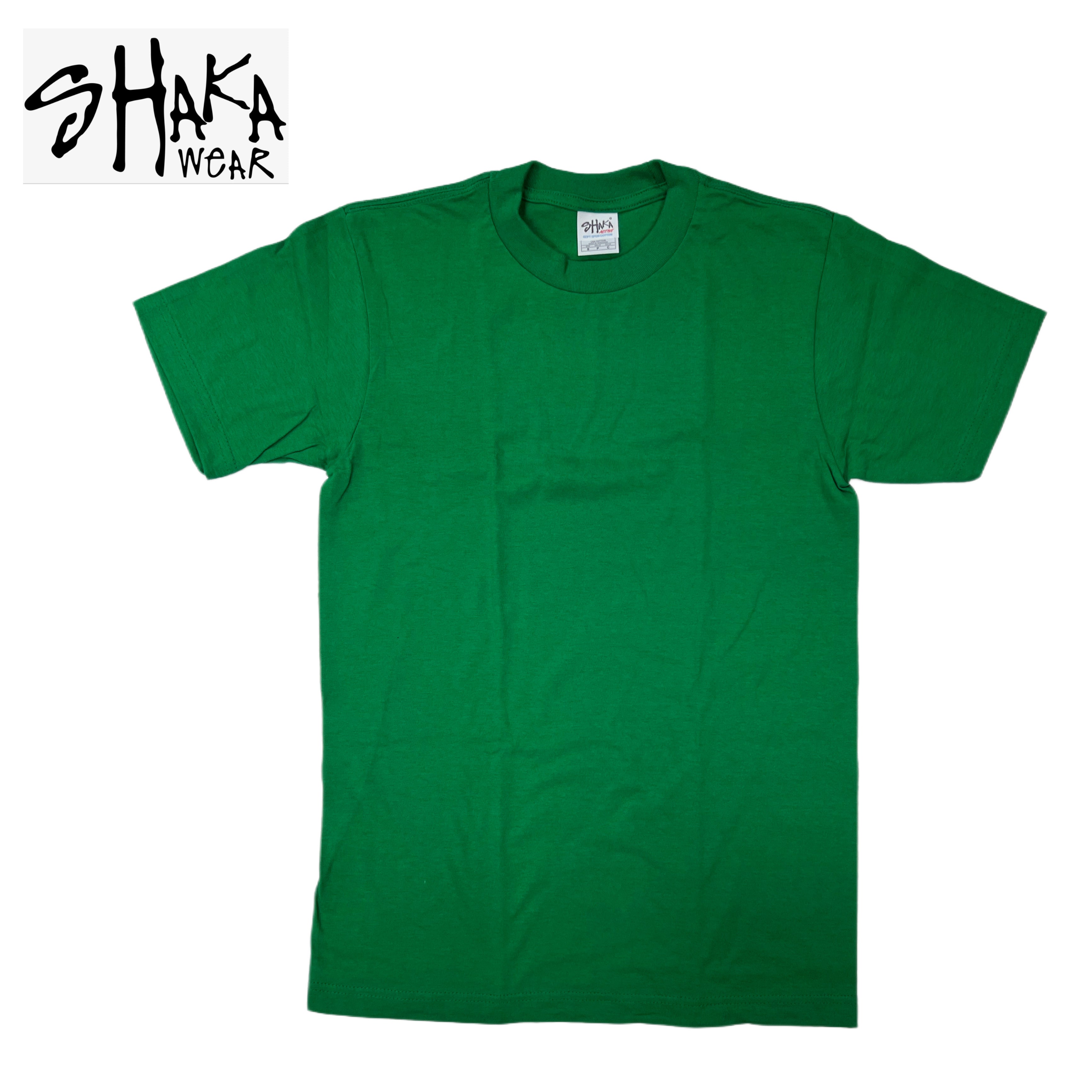 Shaka Wear 6.0 oz Active Short Sleeve T-Shirt (Hunter Green/Kelly Green/Orange/Hot Pink/Pink)