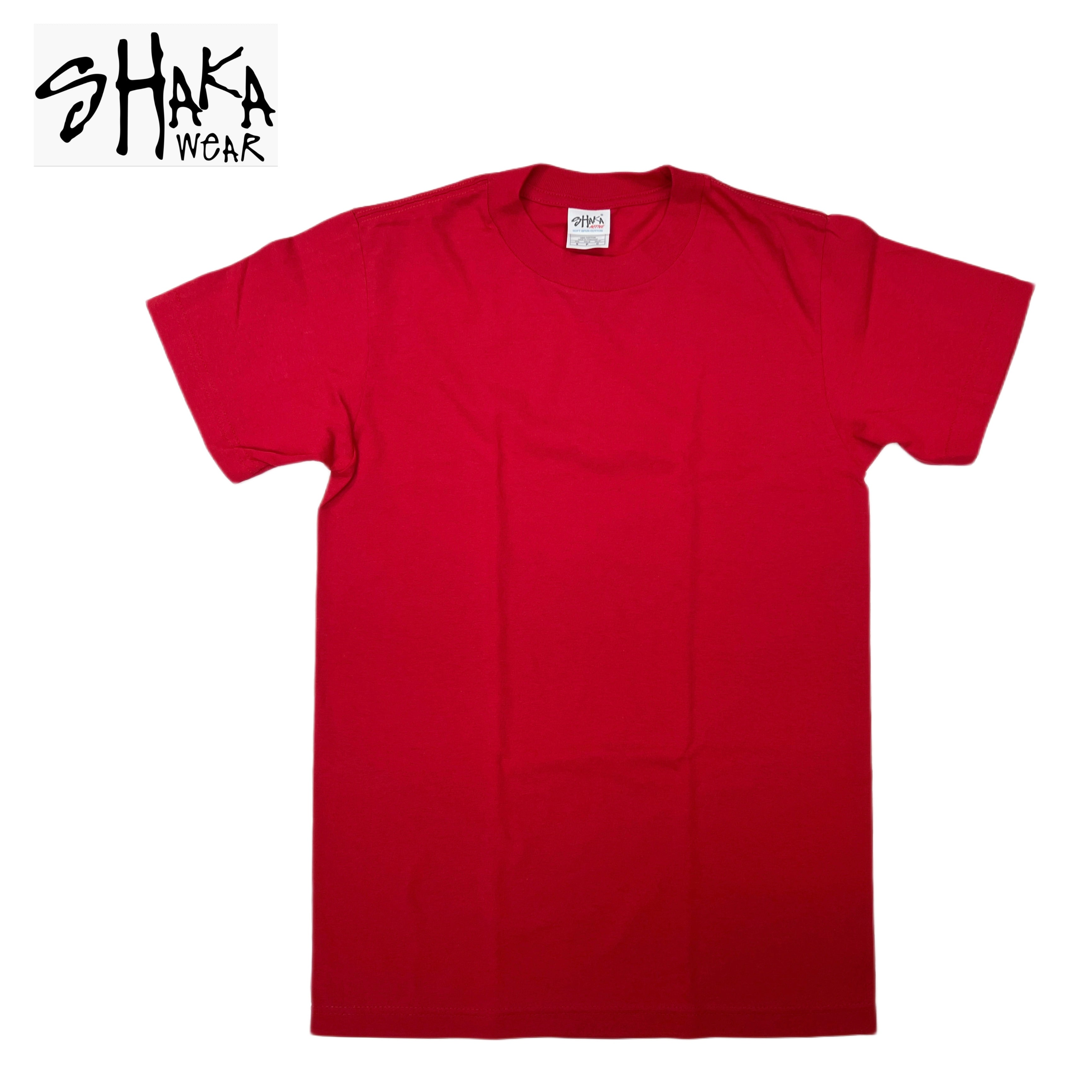 Shaka Wear 6.0 oz Active Short Sleeve T-Shirt (Hunter Green/Kelly Green/Orange/Hot Pink/Pink) Kelly Green / x Large