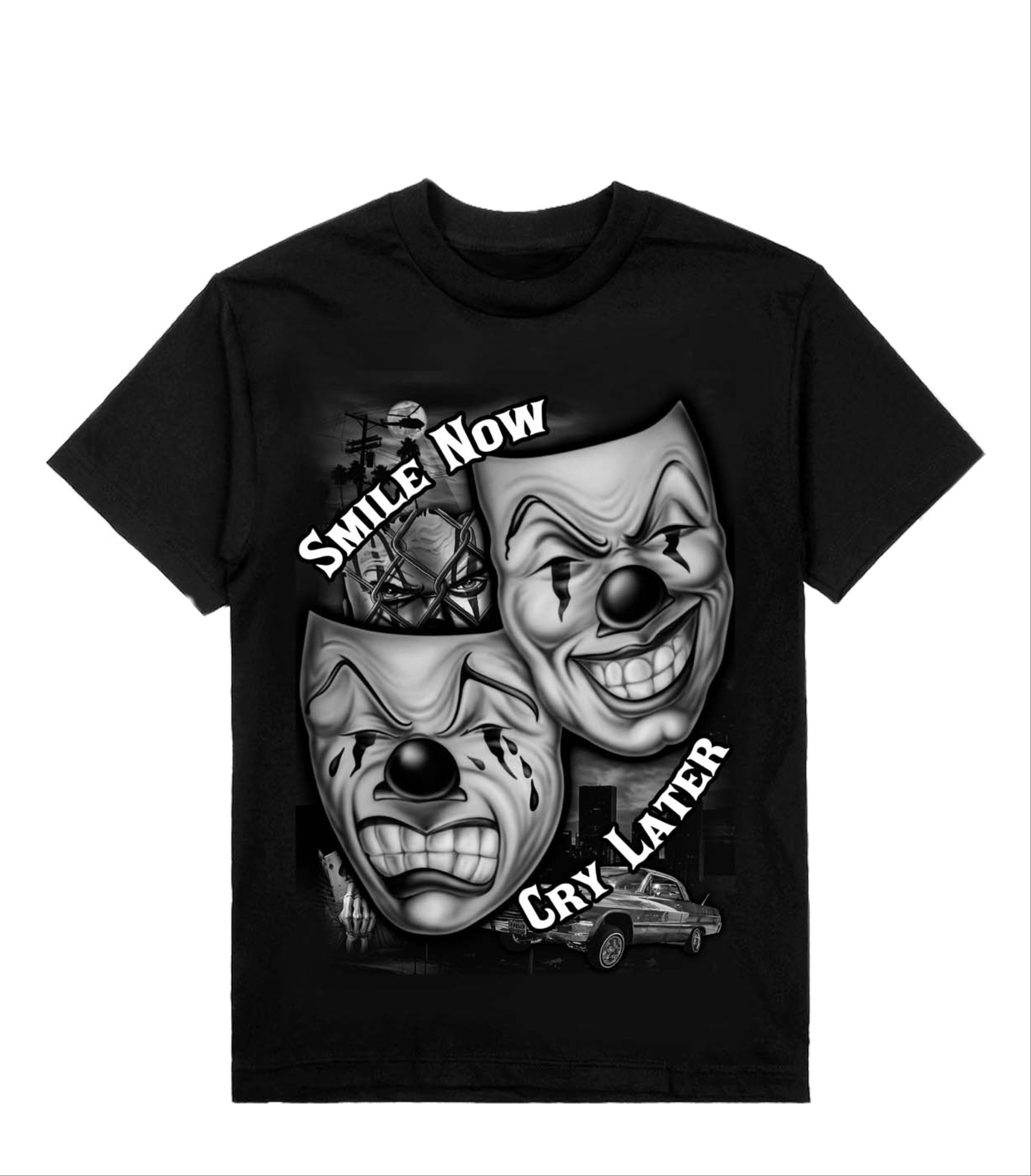 TFashion Graphic Tee - Smile Now Cry Later