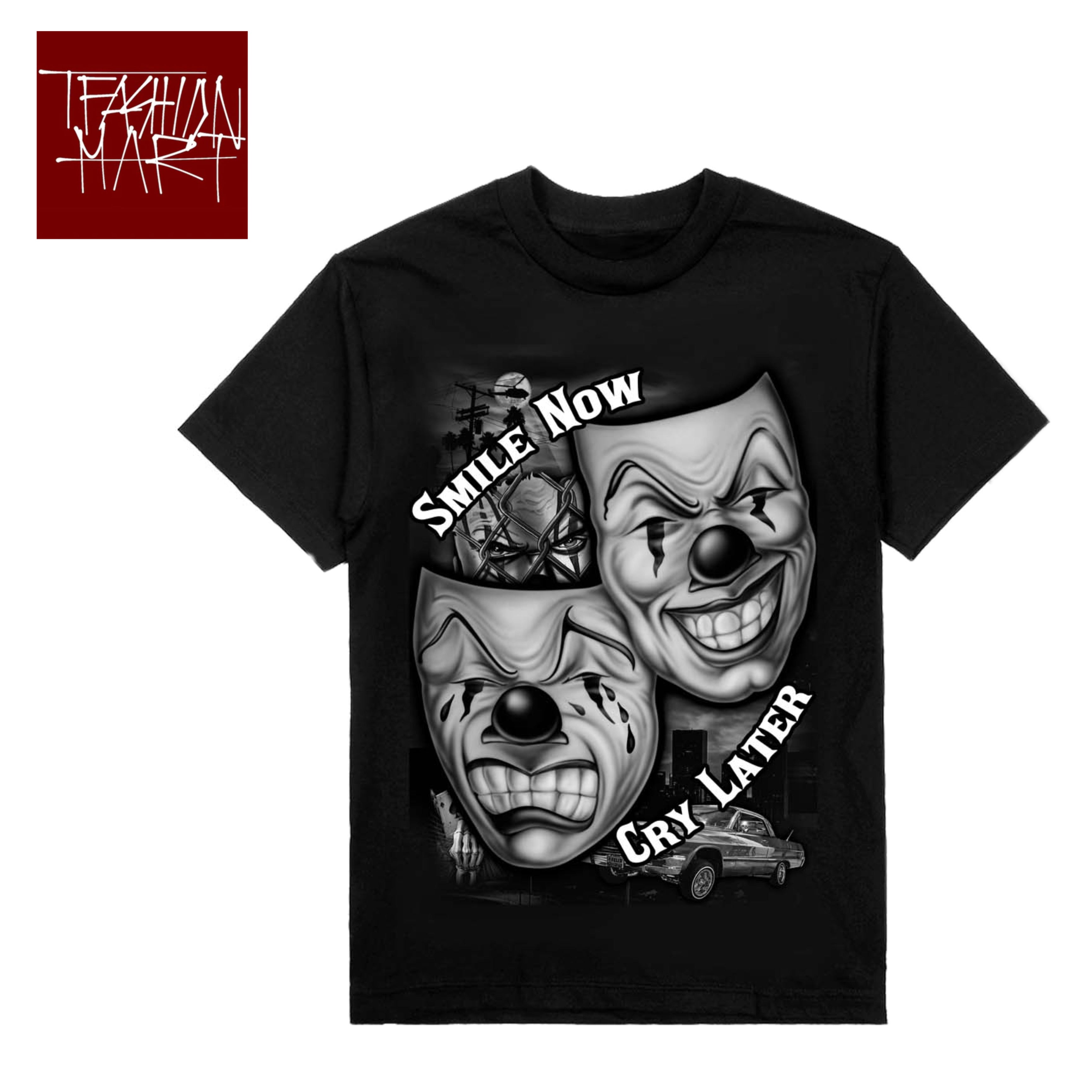 TFashion Graphic Tee - Smile Now Cry Later