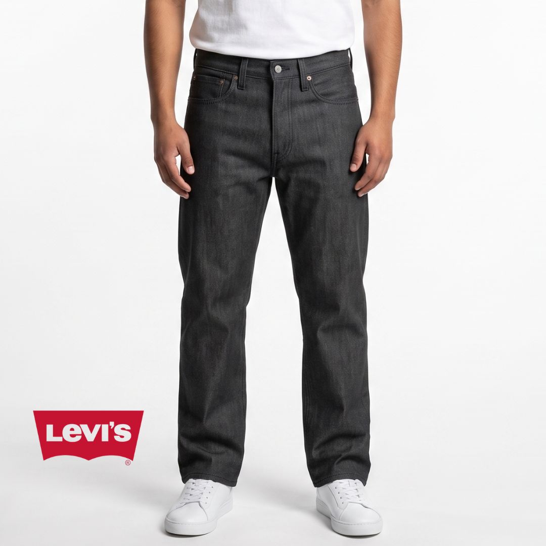 Levi's 501 Shrink-to-Fit Denim Charcoal