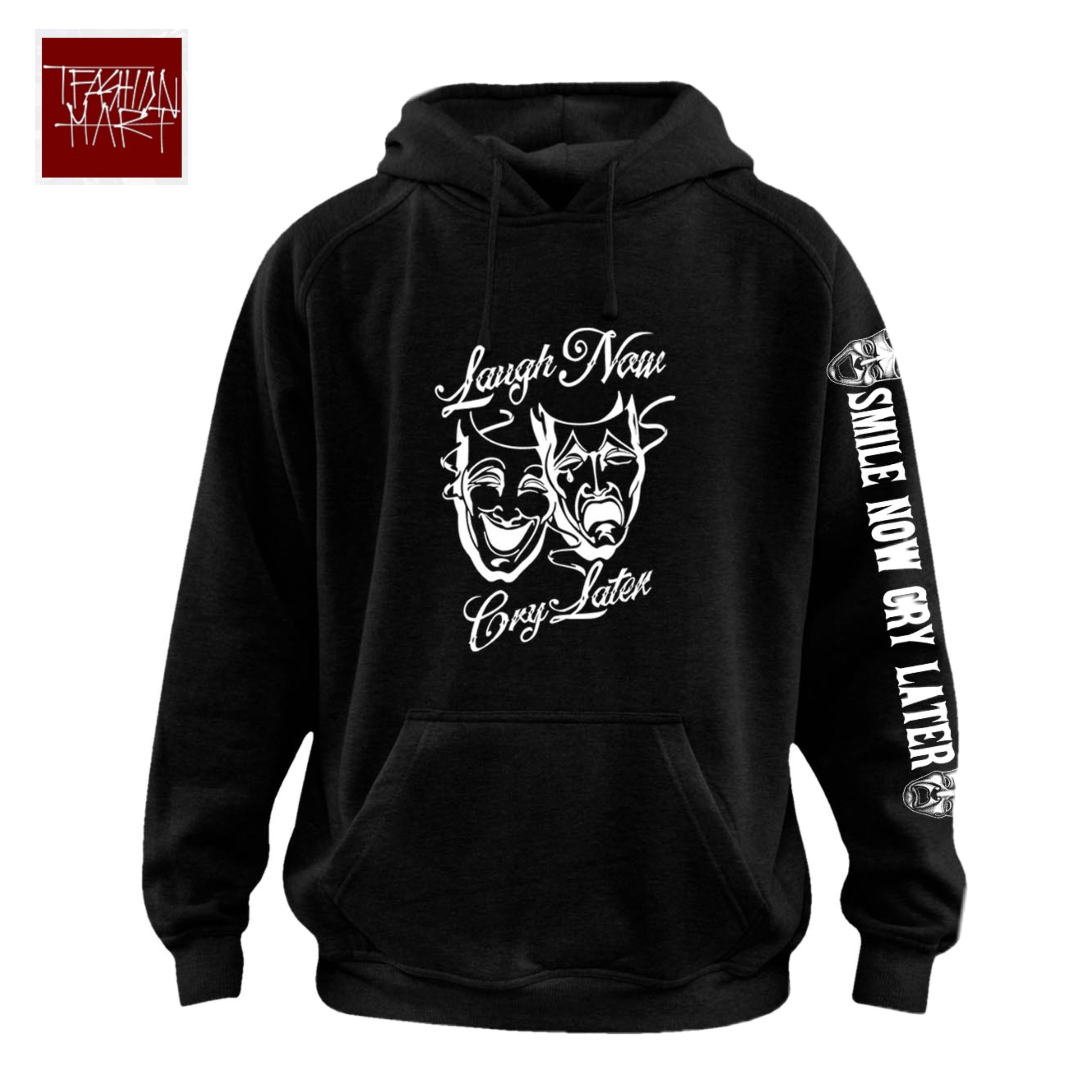 TFashion Graphic Hoodie - Smile Now Cry Later