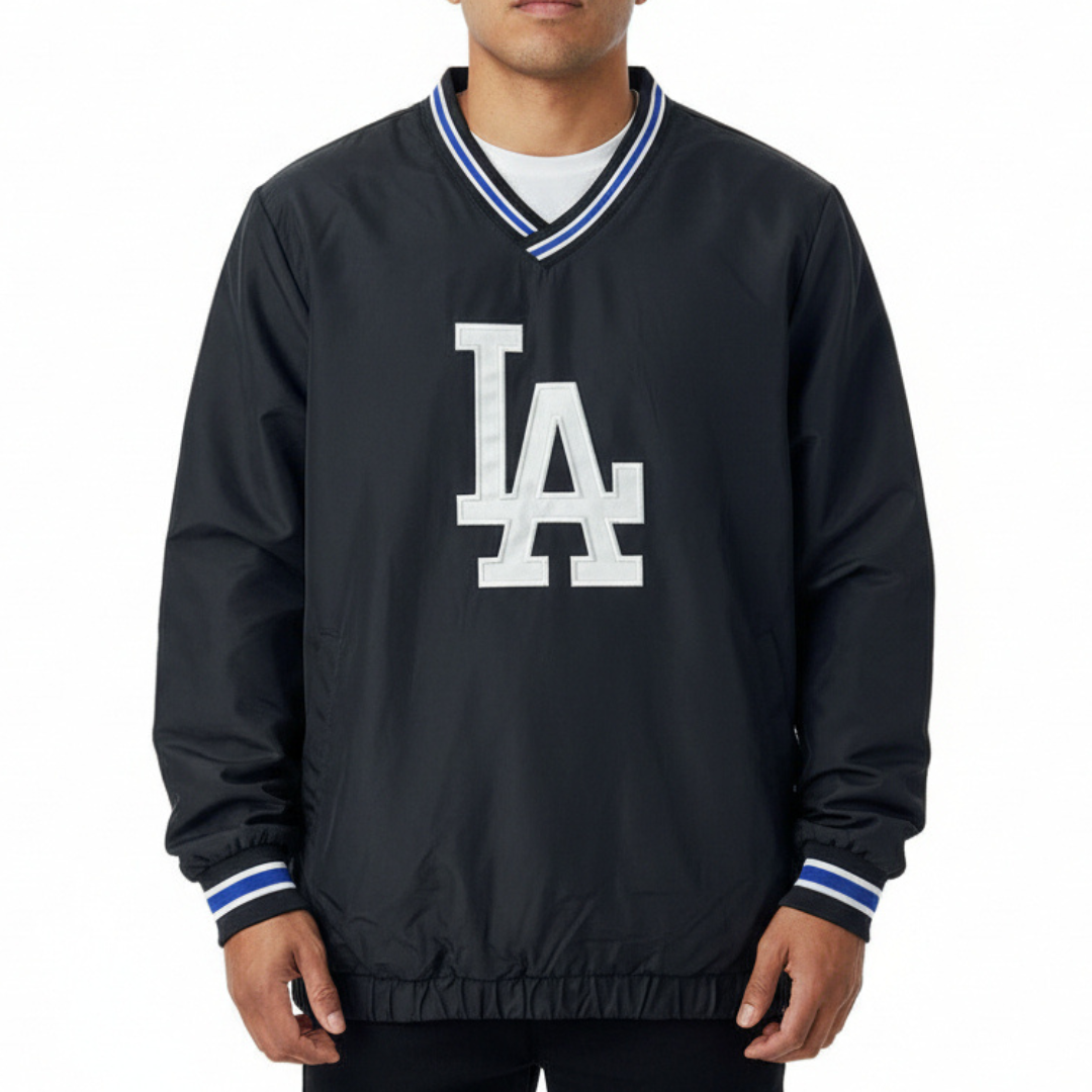 Los Angeles Dodgers Genuine Merchandise MLB Windbreaker Mens Jackets - Black2