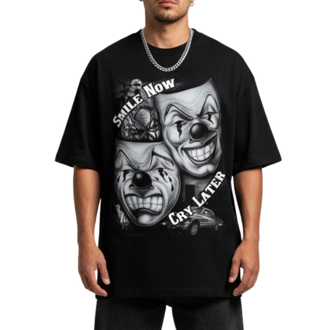 TFashion Graphic Tee - Smile Now Cry Later