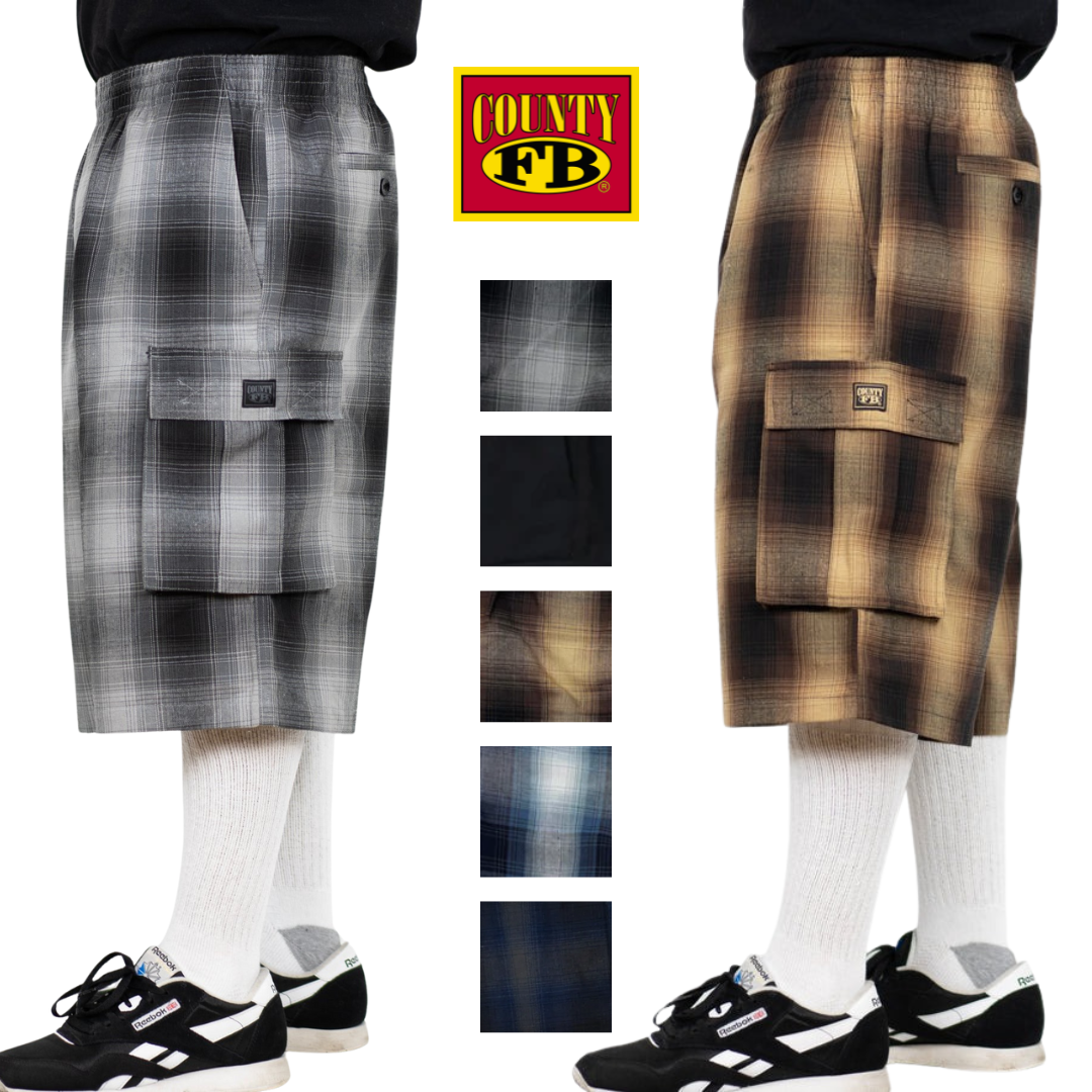 FB County Cargo Checker Shorts