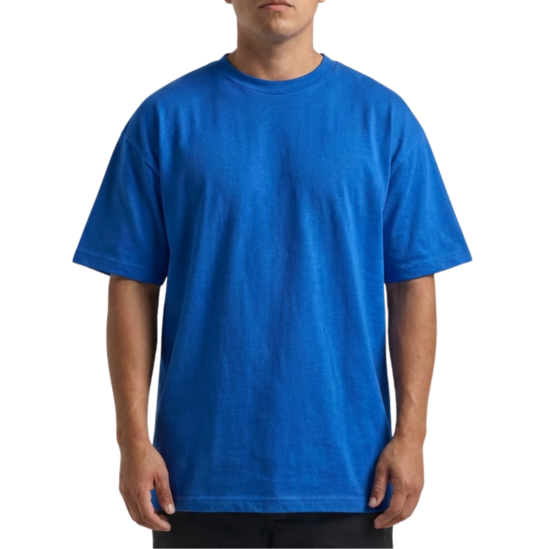 3 PACK Shaka Wear 6.0 oz Active Short Sleeve T-Shirt (Burgundy/Dark Grey/Red/Royal/Sky Blue)
