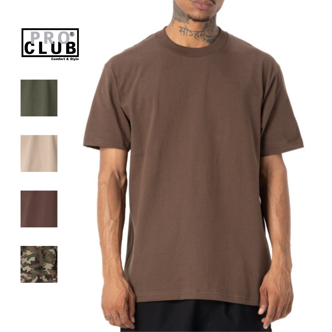 Pro Club Men's Comfort Cotton Short Sleeve T-Shirt (MORE COLORS)
