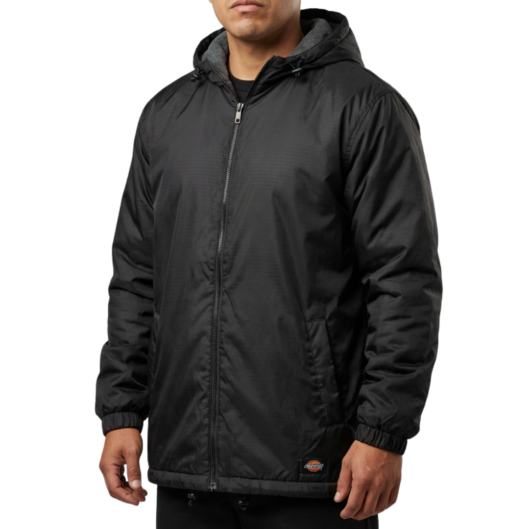 Dickies Fleece Lined Nylon Hooded Jacket