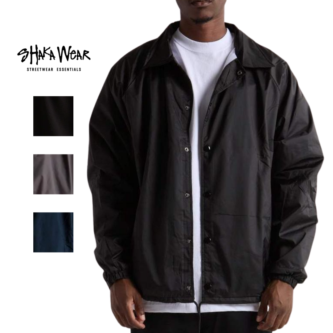 Shaka Wear Coach Jacket Windbreaker
