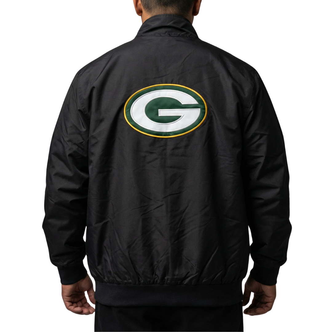 Green Bay Packers Zip Windbreaker with two Pockets