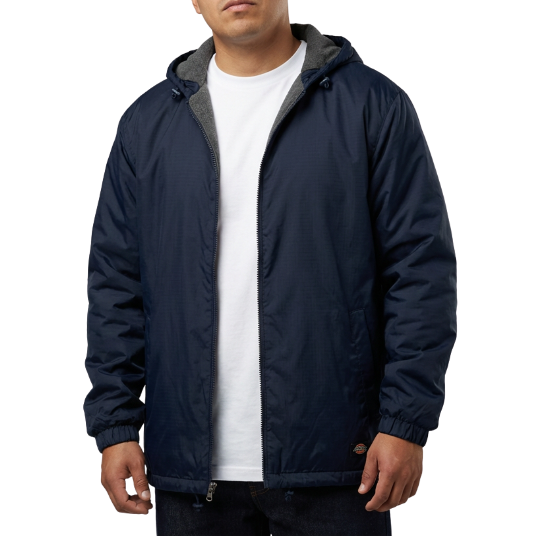 Dickies Fleece Lined Nylon Hooded Jacket