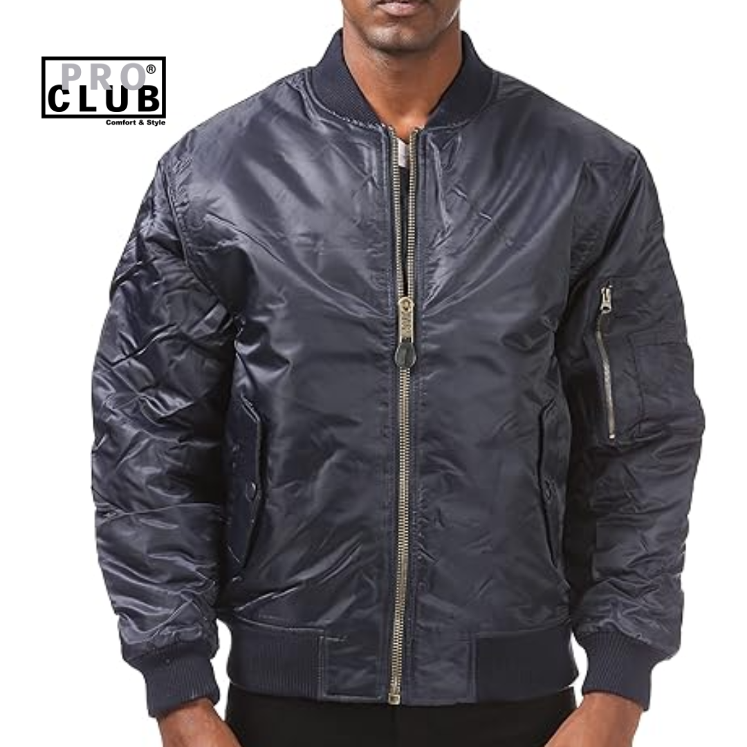 Pro Club Men's Flight Bomber Jacket