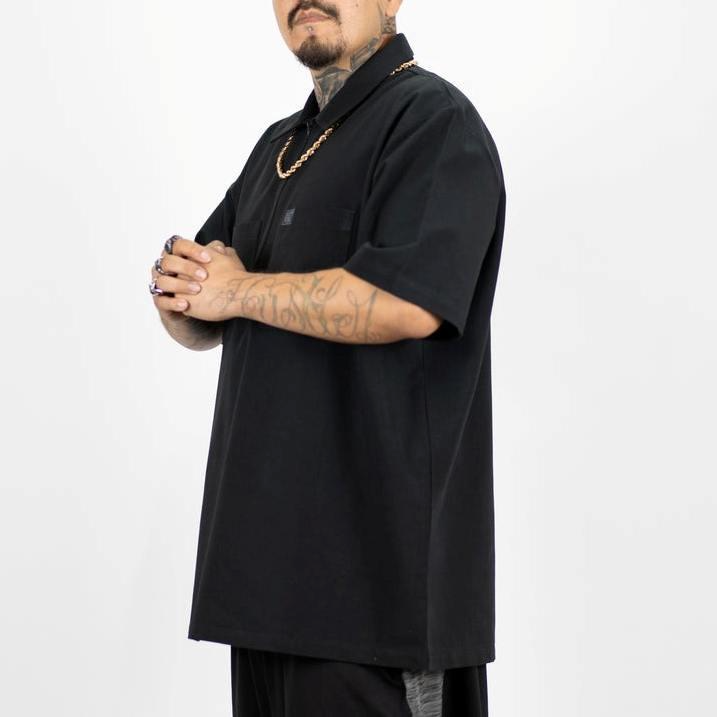 F.B. County ブラック ユニフォーム 2XL FB County Short Sleeve Zip Shirt