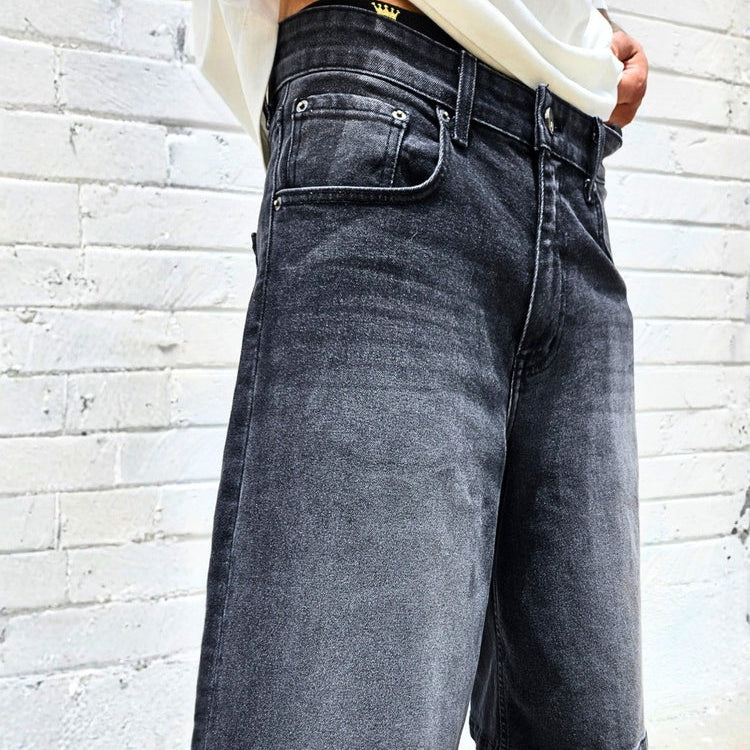 Neo Blue Men's Baggy Denim Shorts