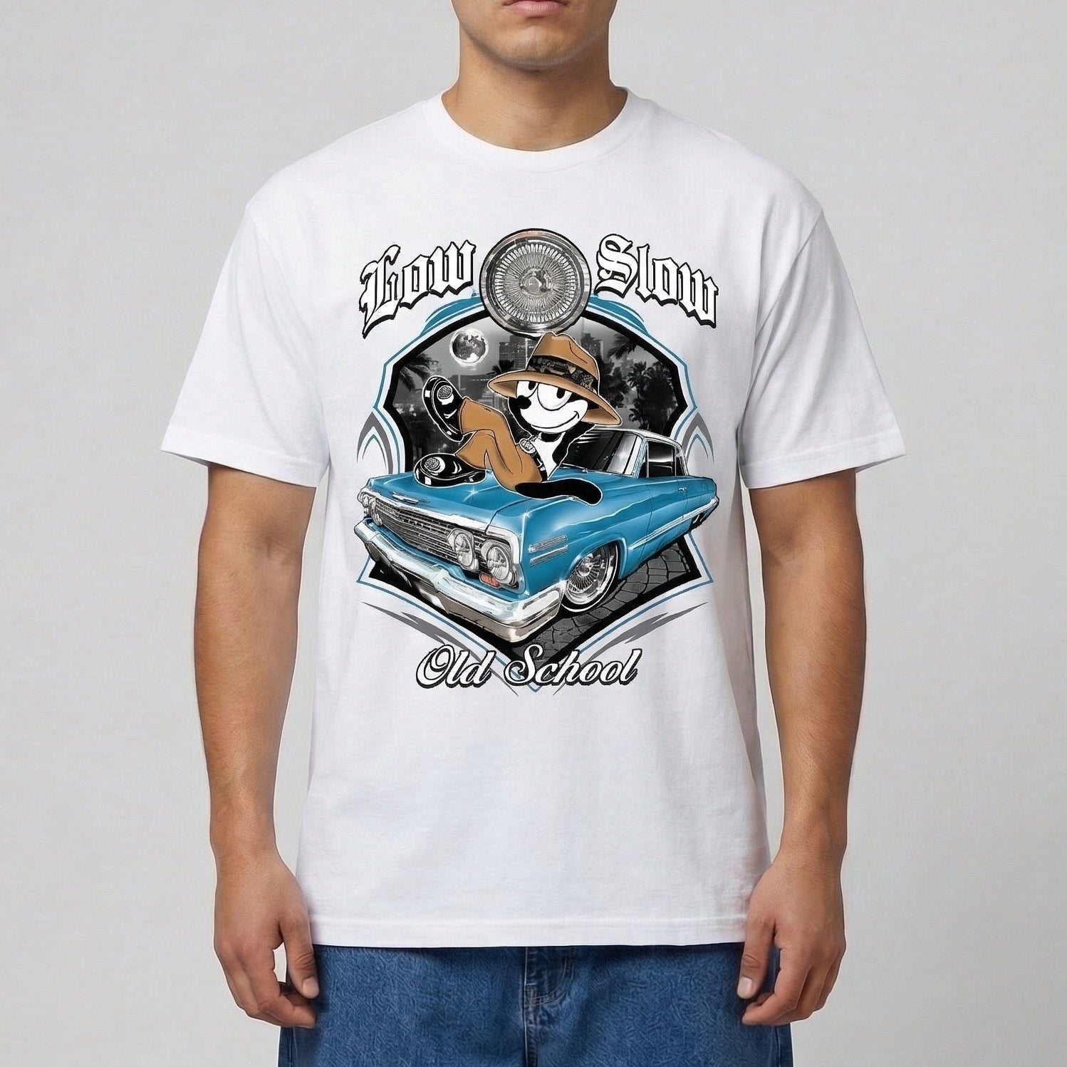 TFashion Graphic Tee - Low & Slow Old School