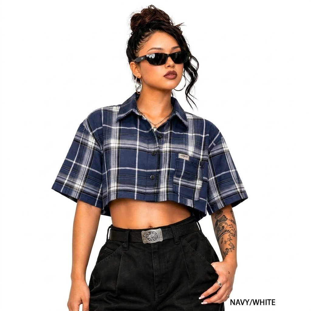 CalTop Women's Crop-Top Shirt