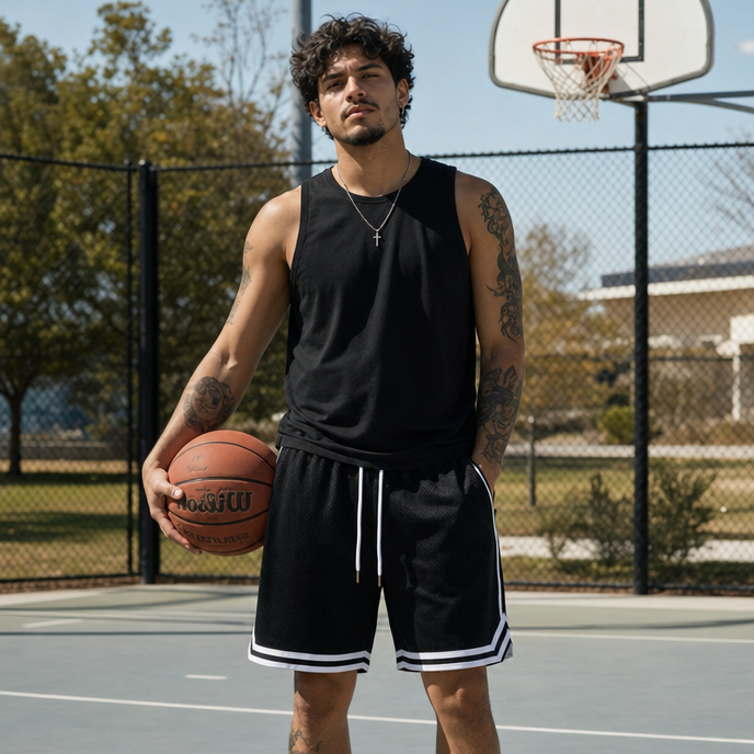 Shaka Wear Retro Basketball Shorts