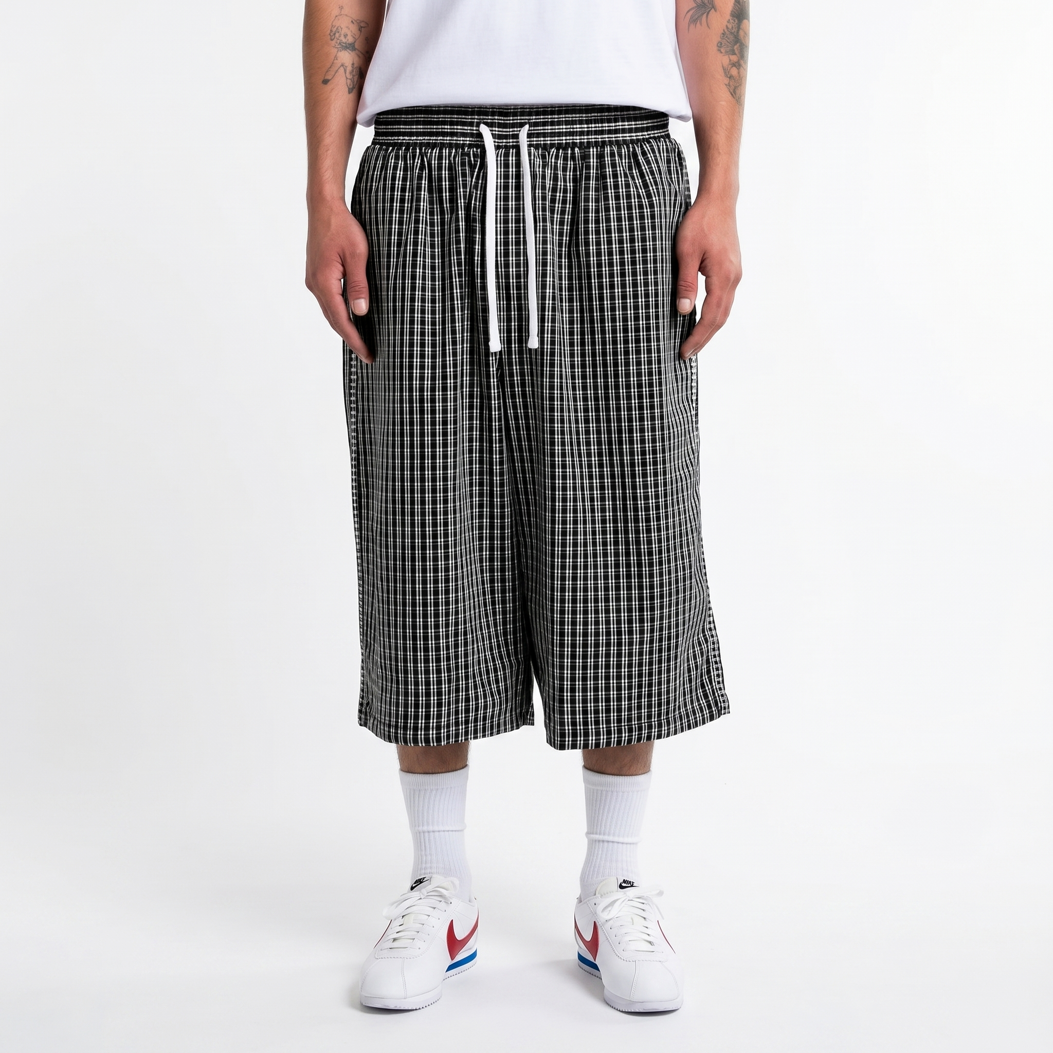 Shaka Wear Baggy Plaid Shorts