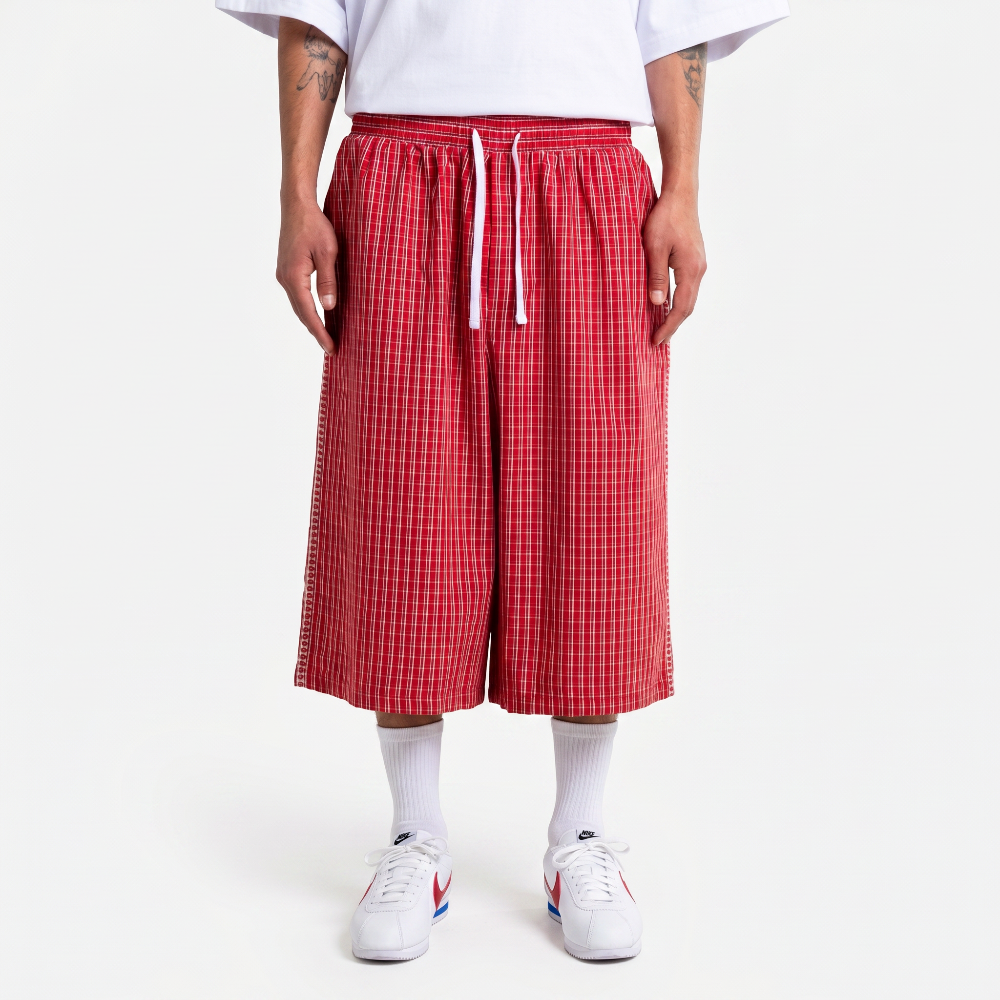 Shaka Wear Baggy Plaid Shorts