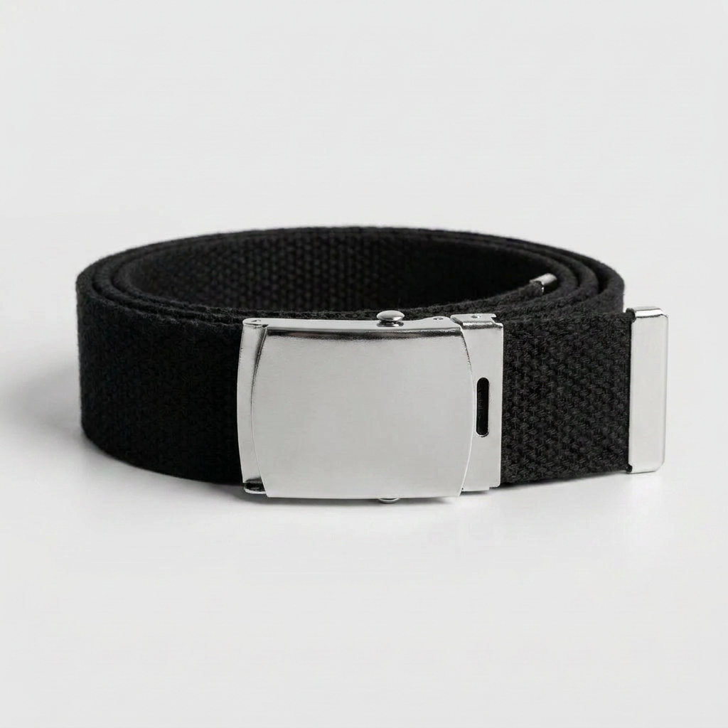 Old School Canvas Web Belt