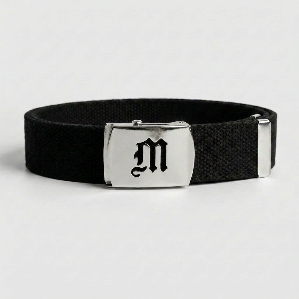Old School Canvas Web Belt