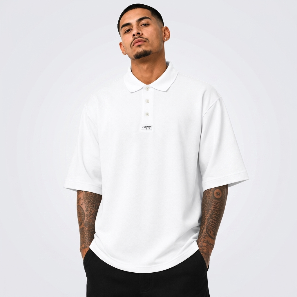 CALTOP Polo Shirts-Solid