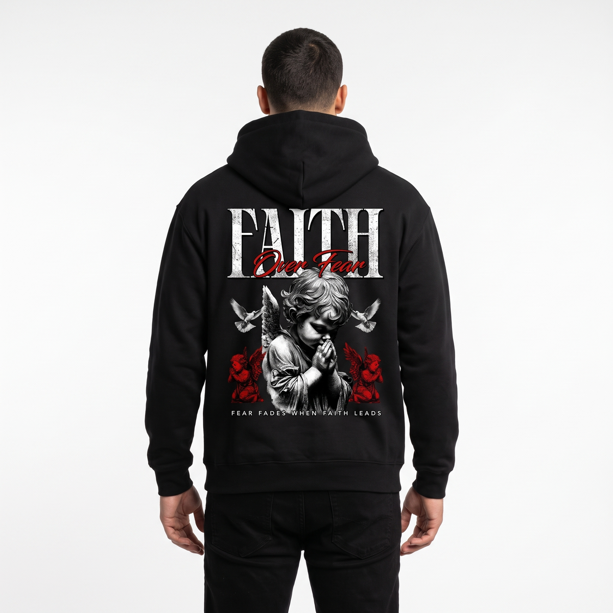 TFashion Graphic Hoodie - Faith over Fear