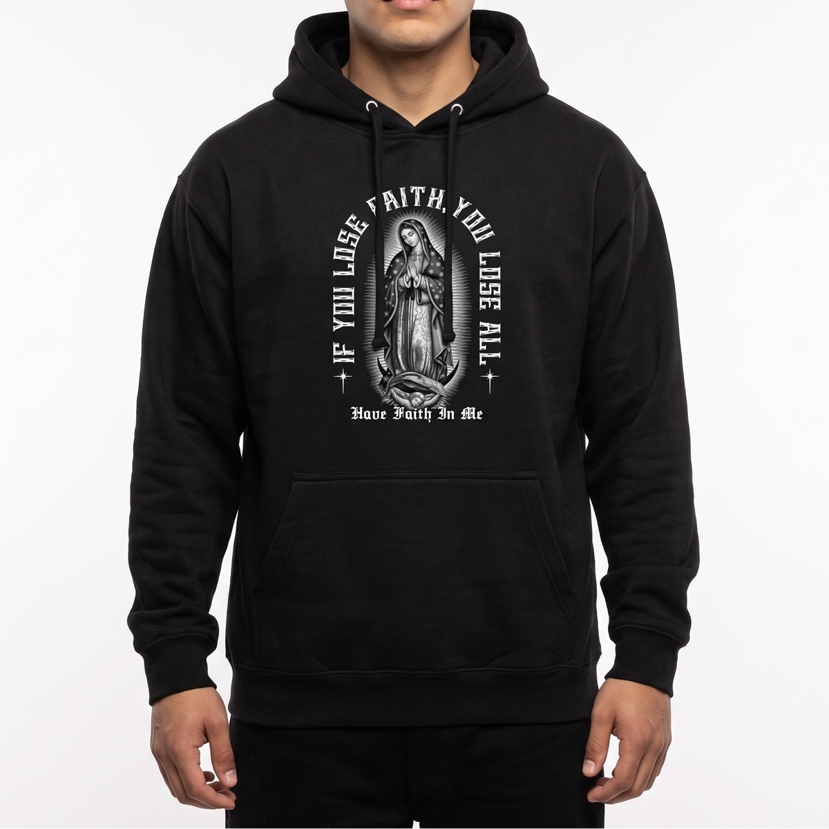 TFashion Graphic Hoodie - Have Faith In Me