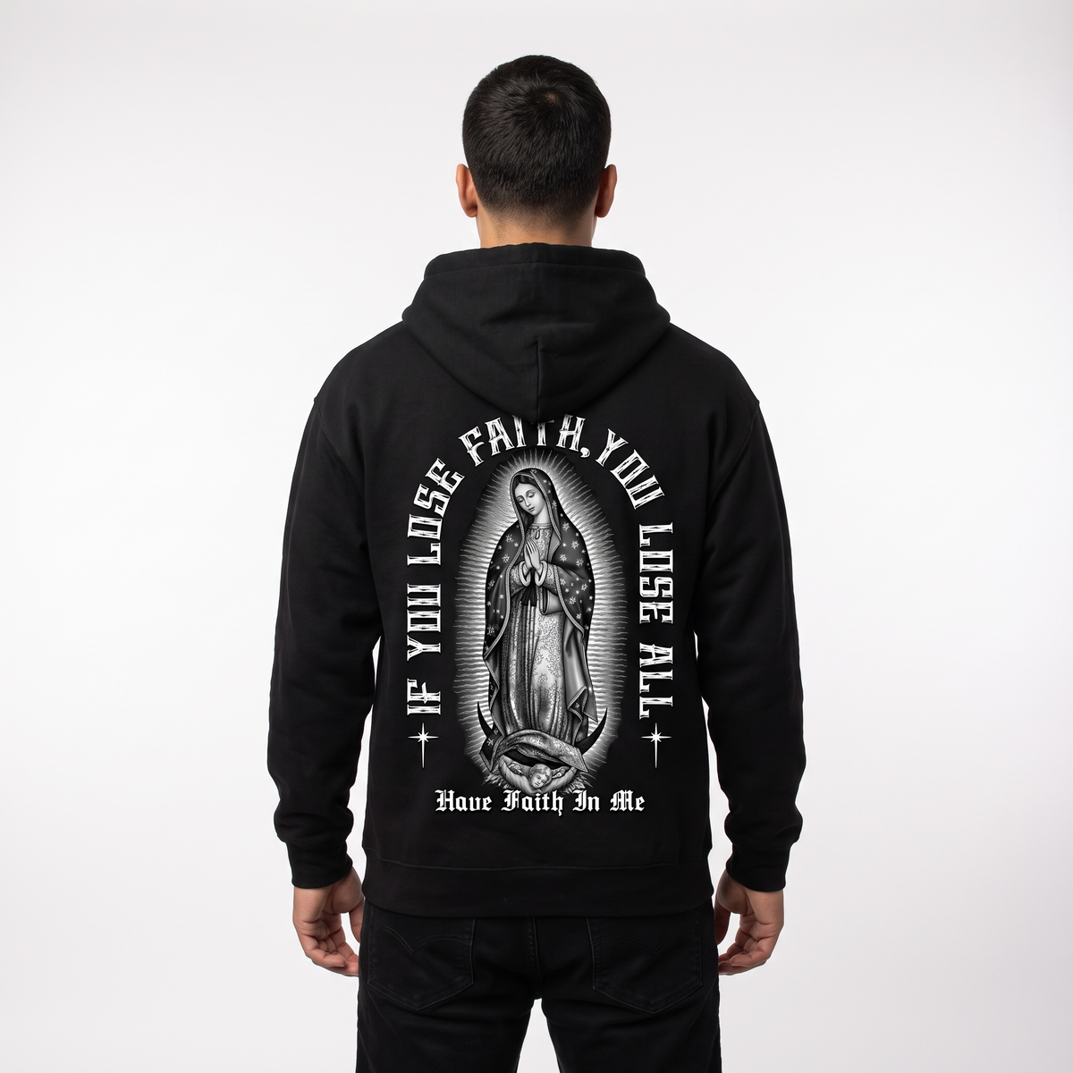 TFashion Graphic Hoodie - Have Faith In Me