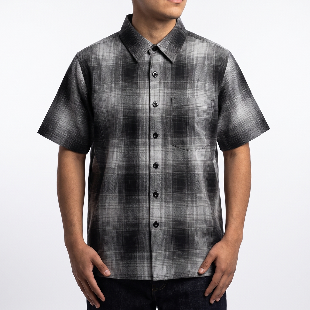 FB County Short Sleeve Checker Flannel Shirt