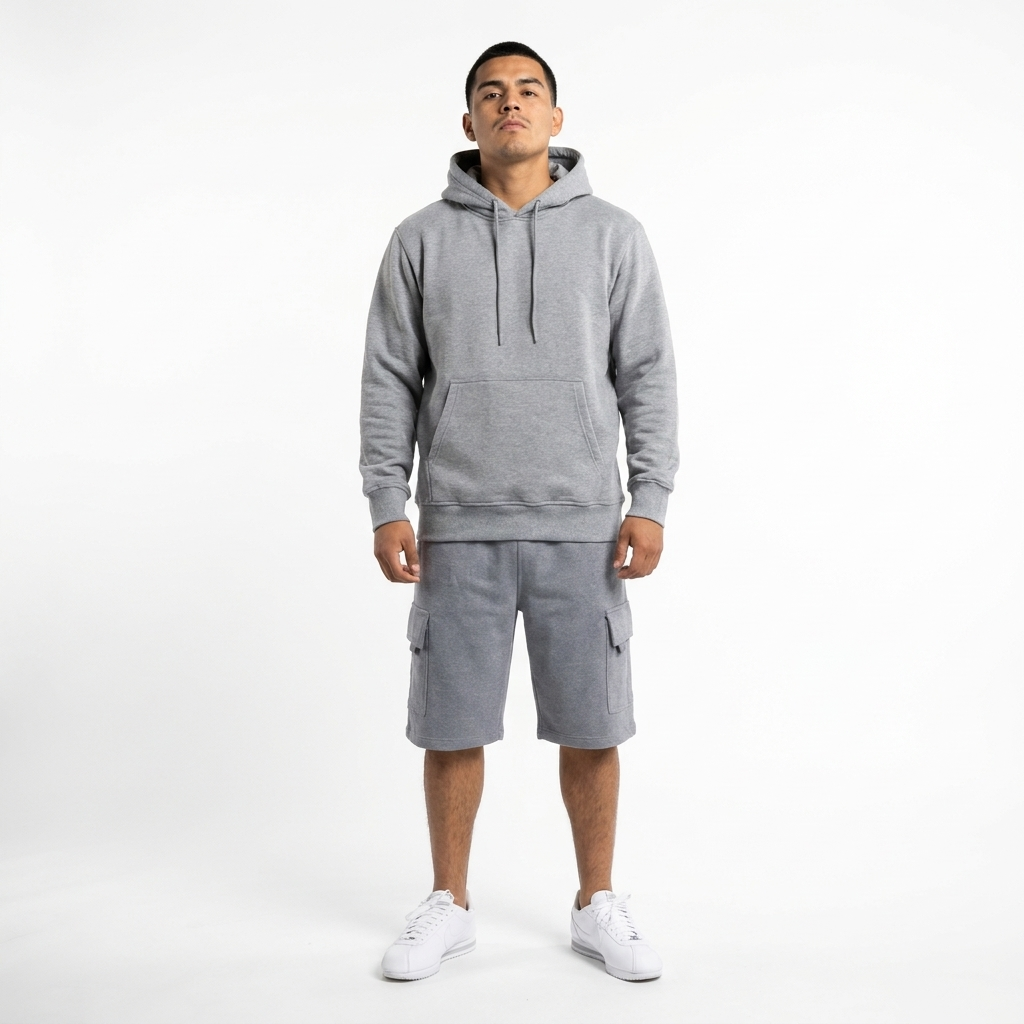 TFashionmart Men's Heavyweight Pullover Fleece Hooide