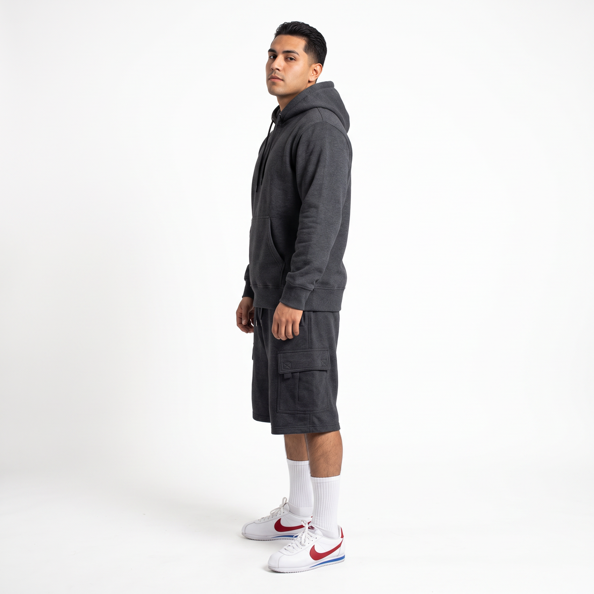TFashionmart Men's Heavyweight Pullover Fleece Hooide