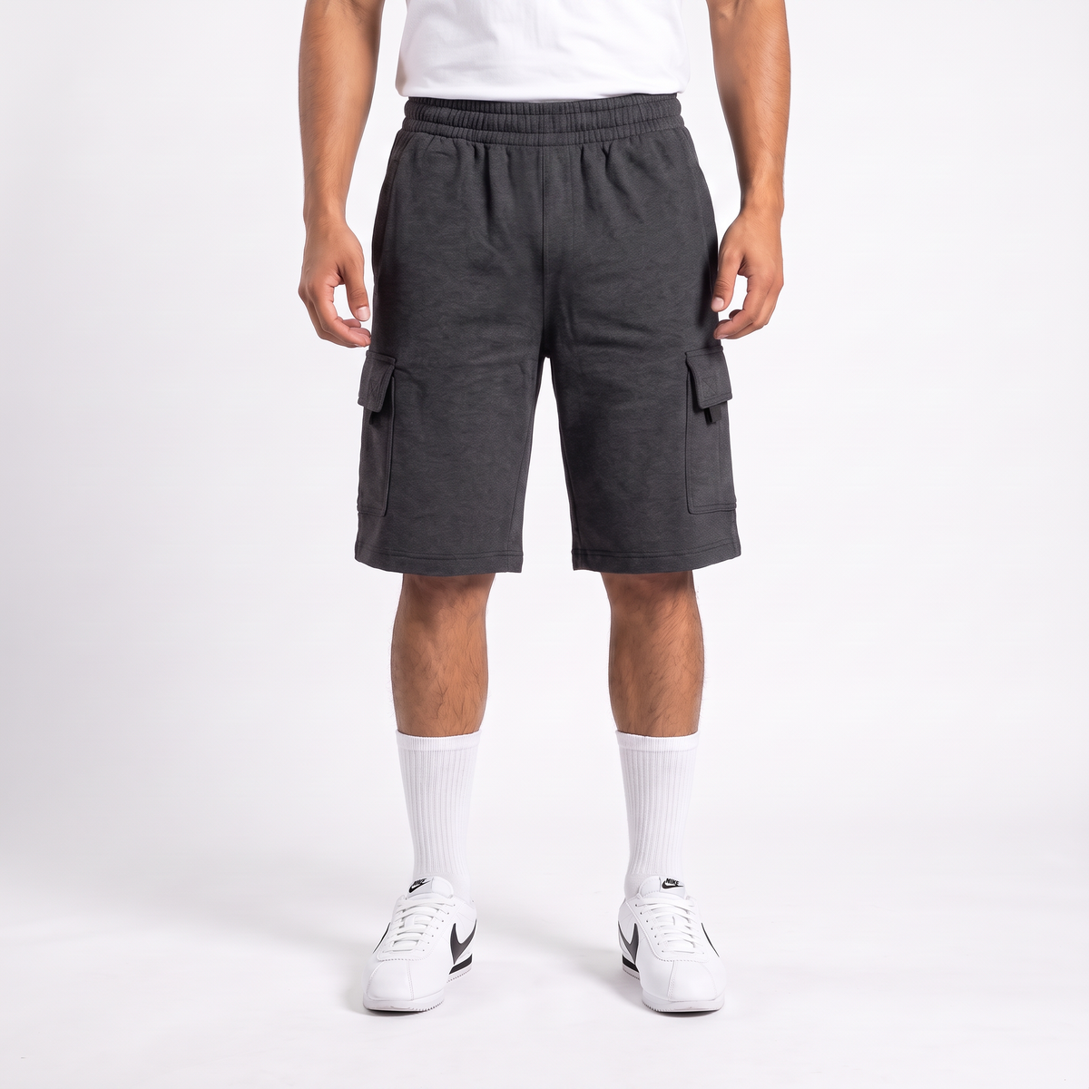 TFashionmart Baggy Fleece Cargo Shorts